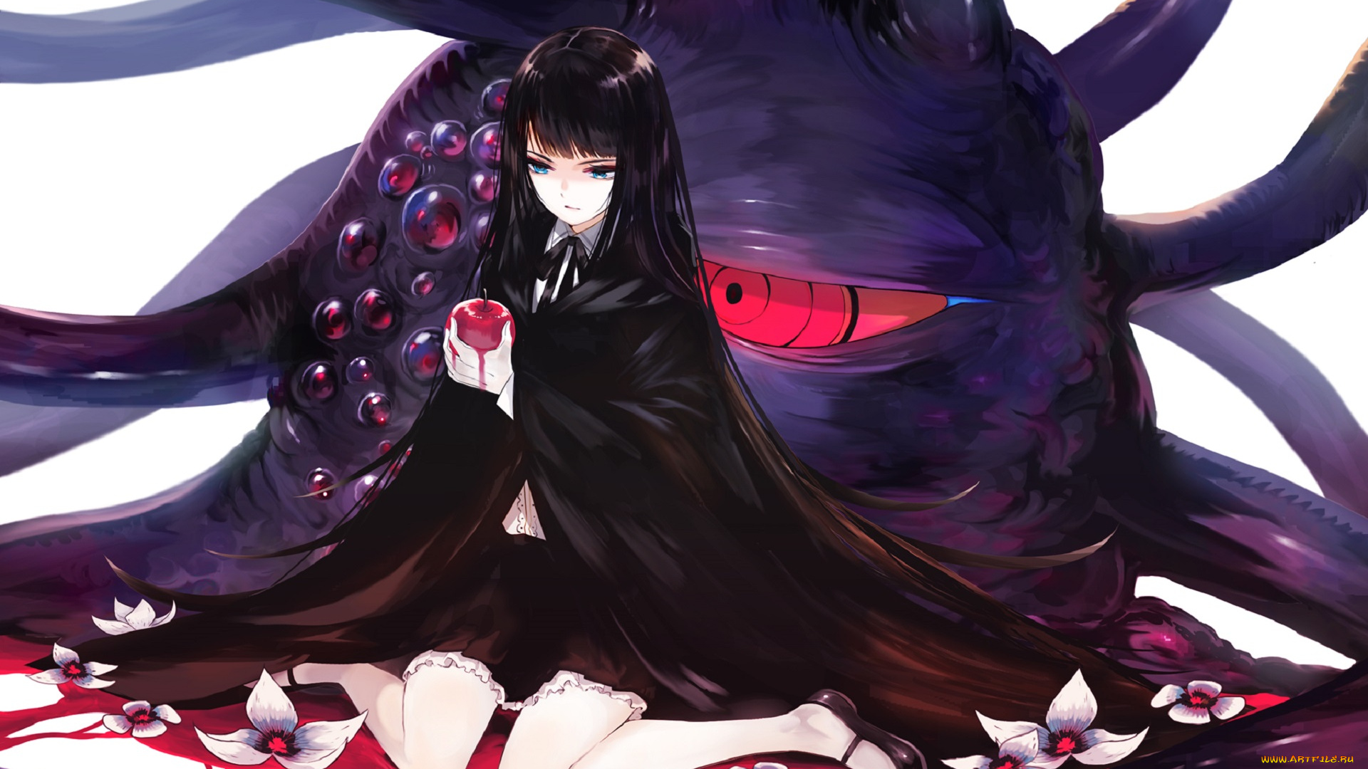 аниме, животные, , существа, tokiti