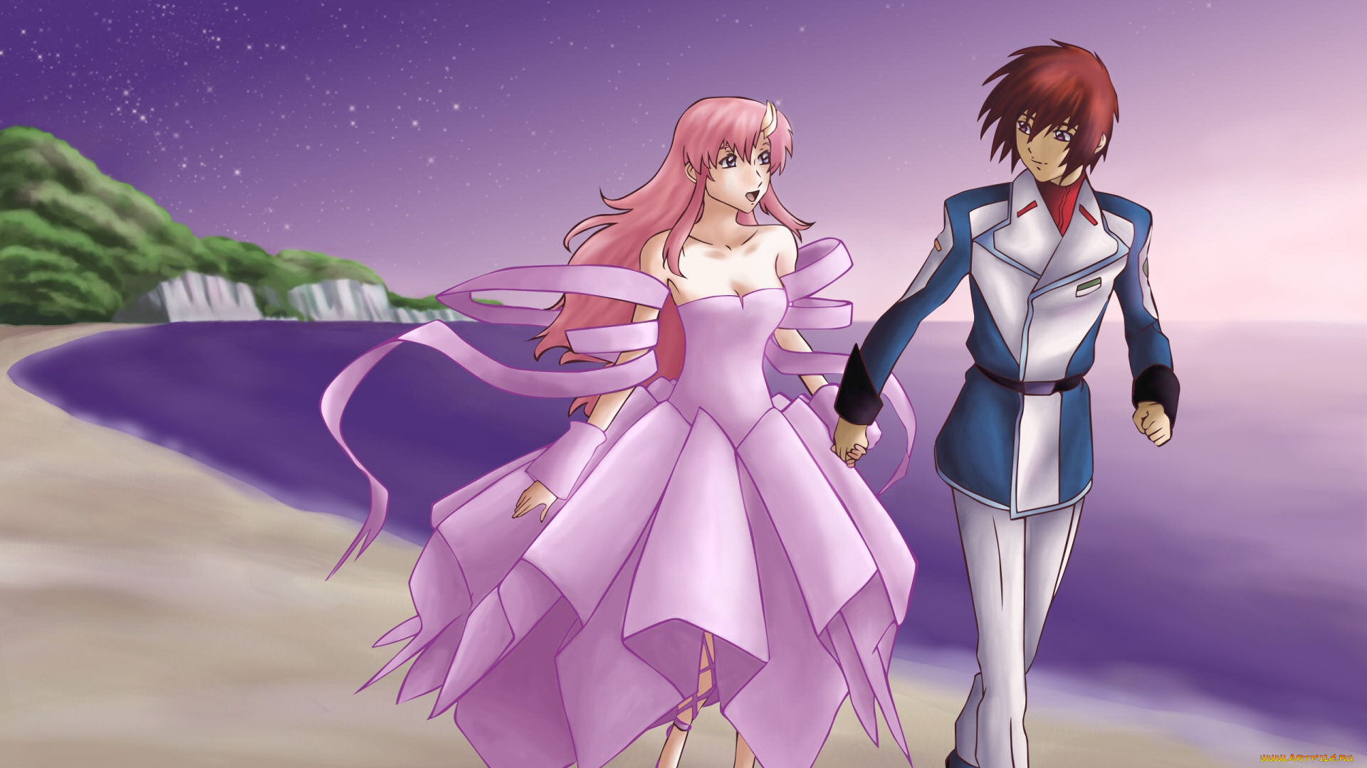 mobile, suit, gundam, аниме, девушка, фон, взгляд