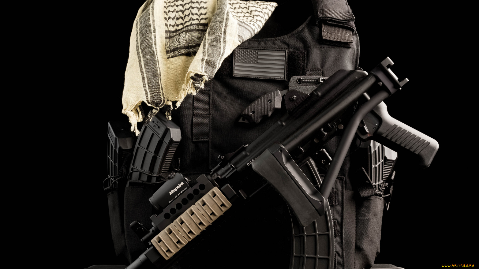 оружие, автоматы, ствол