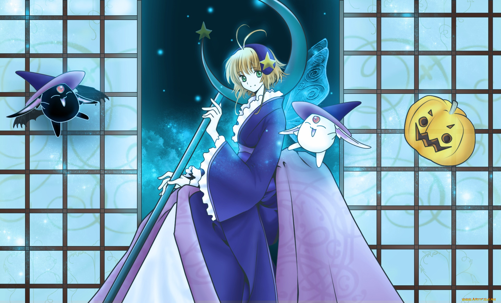 аниме, tsubasa, reservoir, chronicles, фон, взгляд, девушка