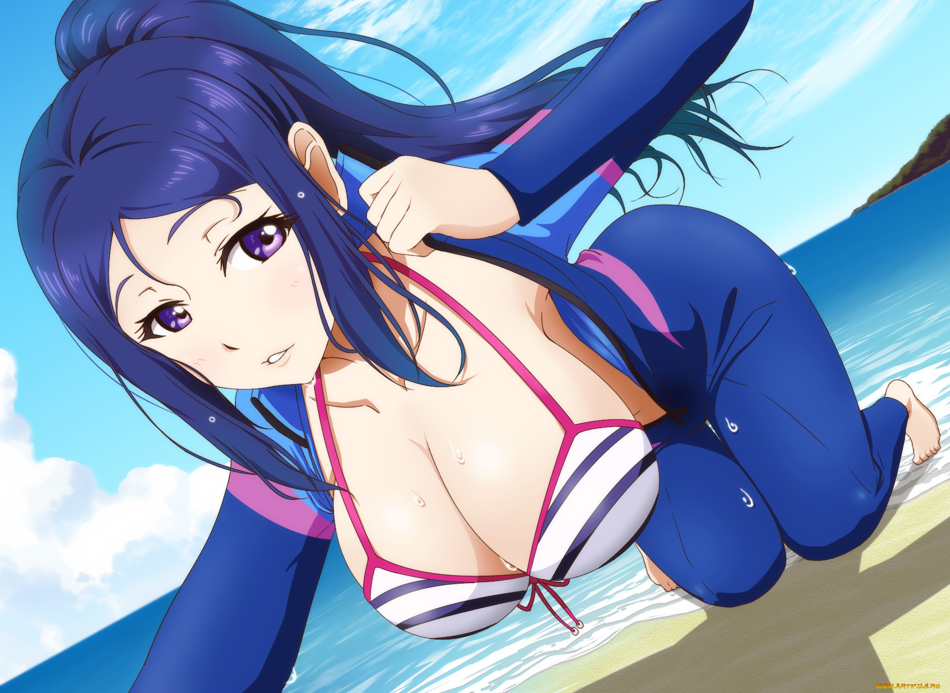 аниме, love, live, , school, idol, project, matsuura, kanan