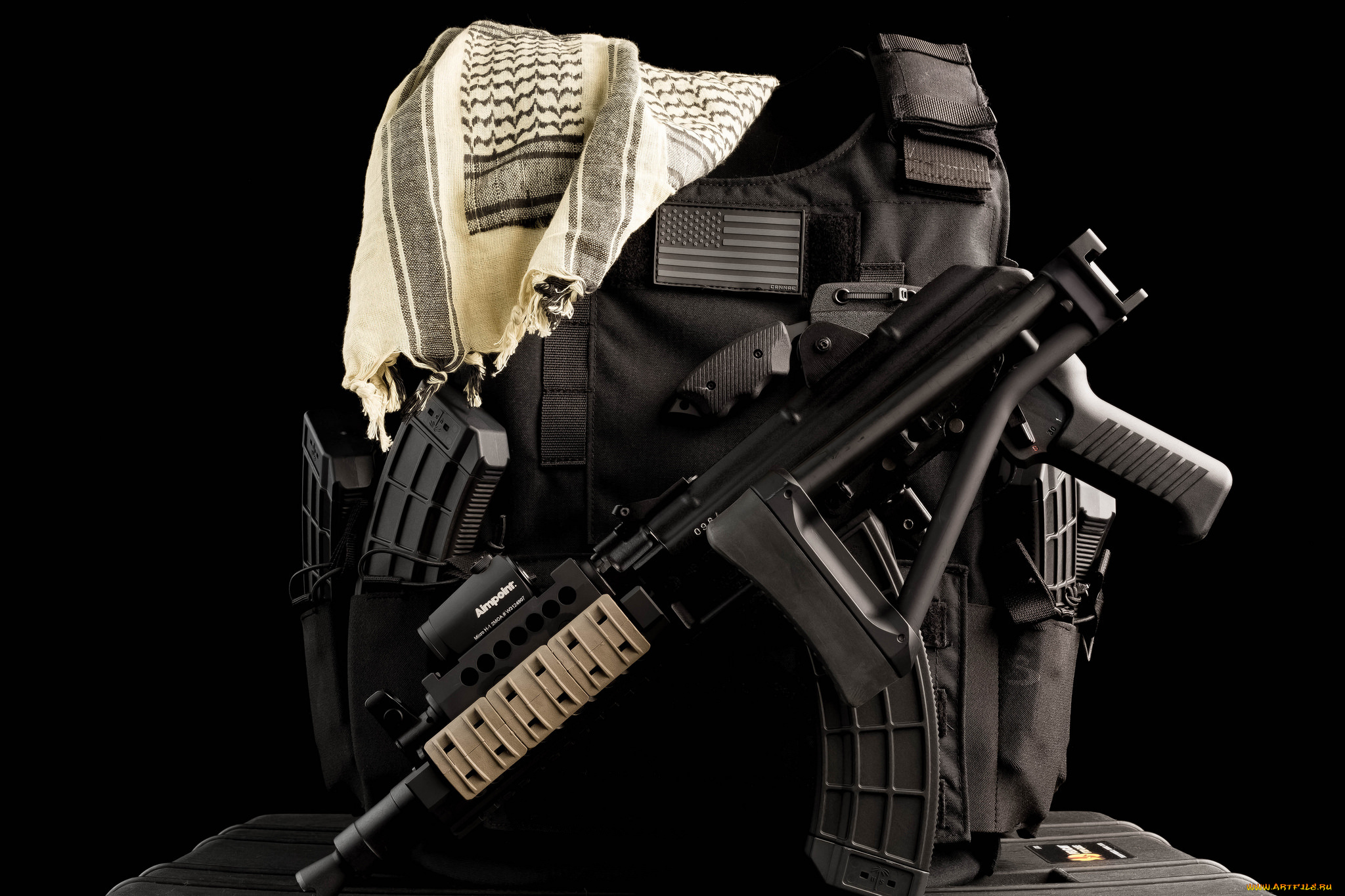 оружие, автоматы, ствол