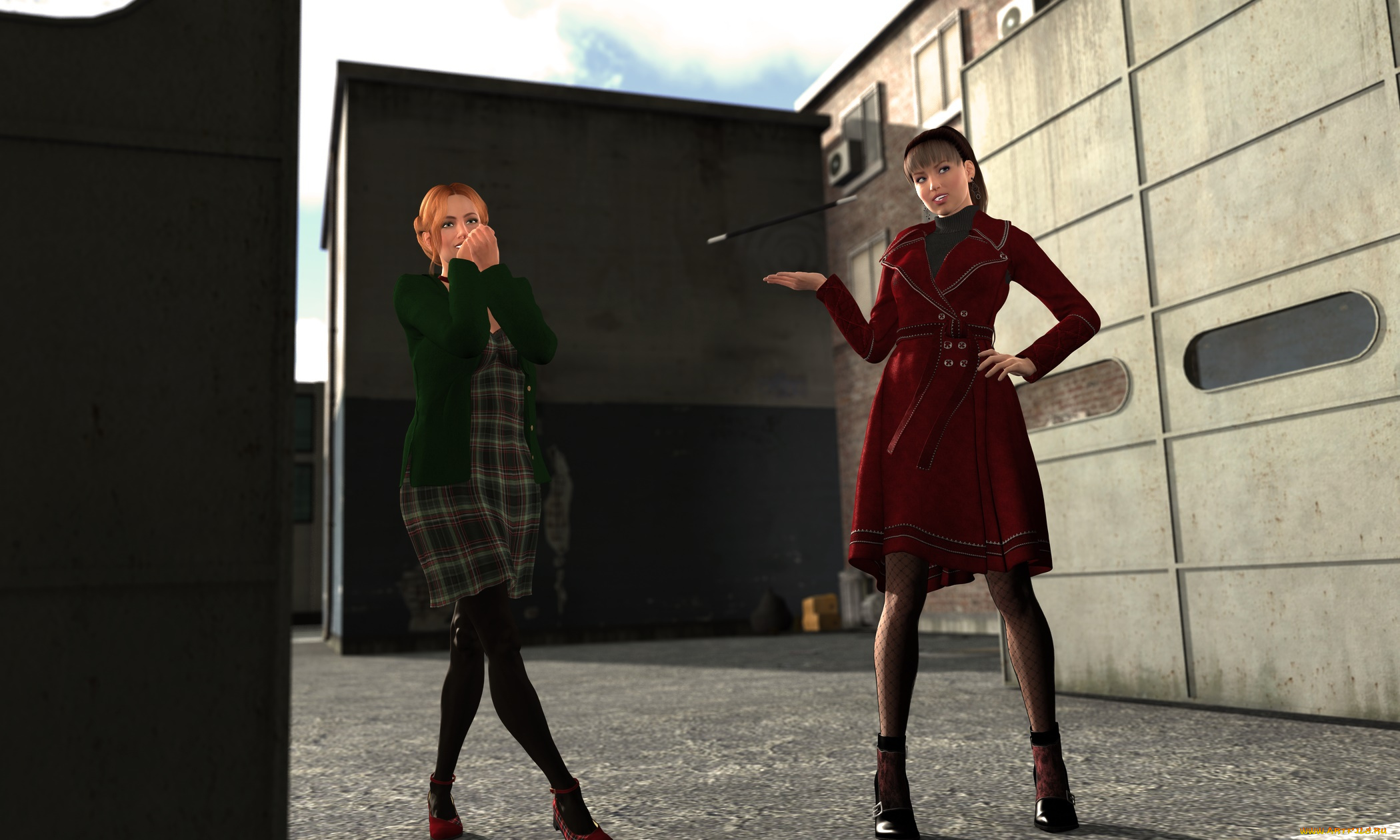 3д, графика, люди, , people, фон, взгляд, девушка