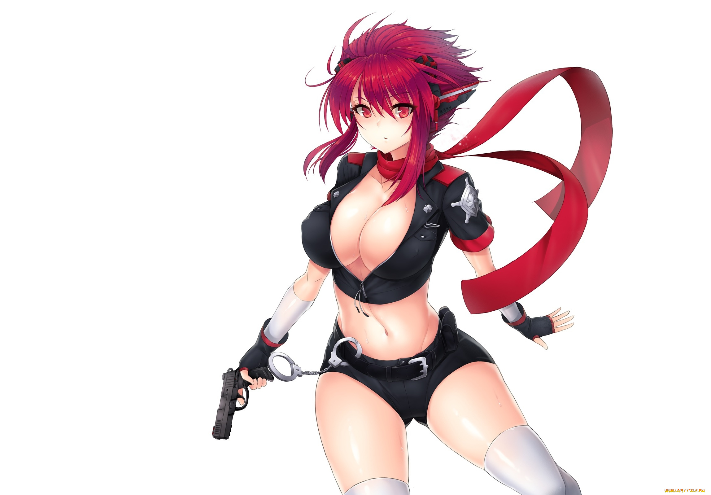 аниме, оружие, , техника, , технологии, девушка