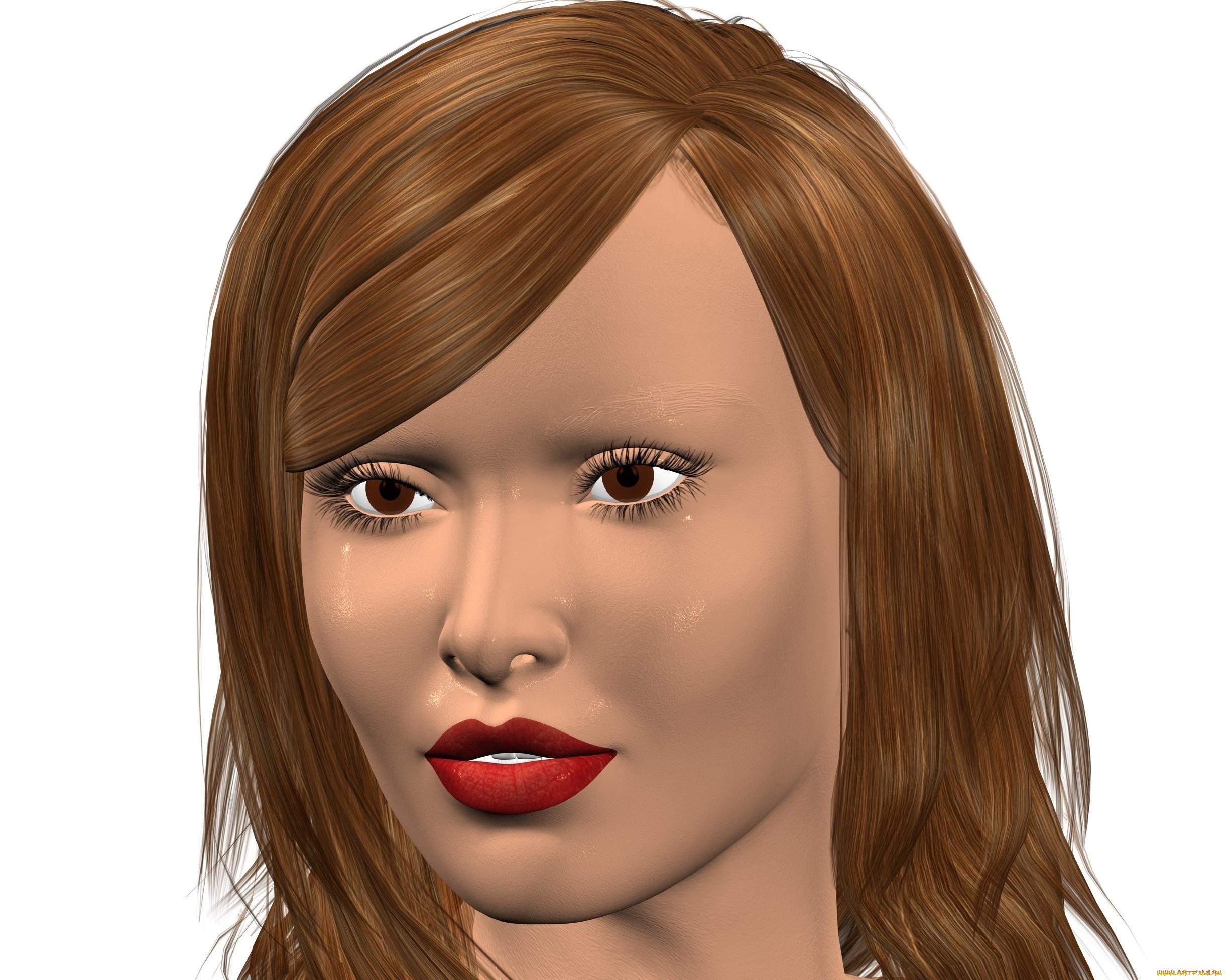 3д, графика, портрет, , portraits, девушка, взгляд, фон