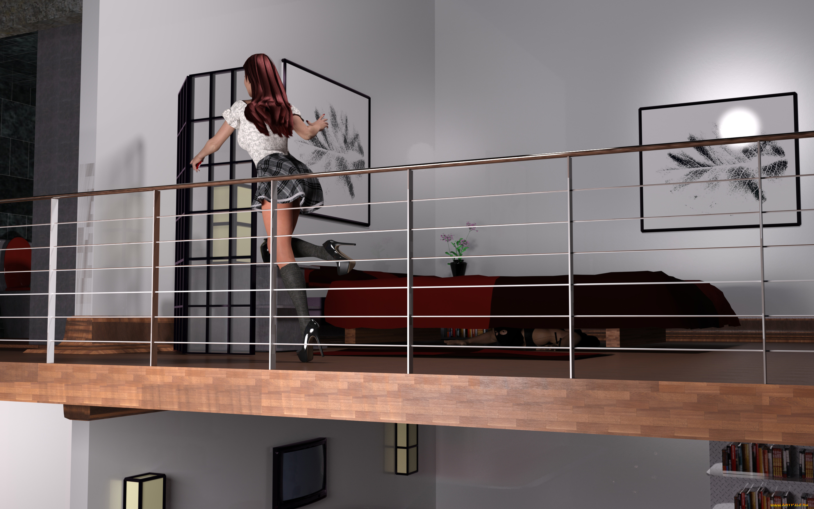 3д, графика, люди, , people, фон, взгляд, девушка