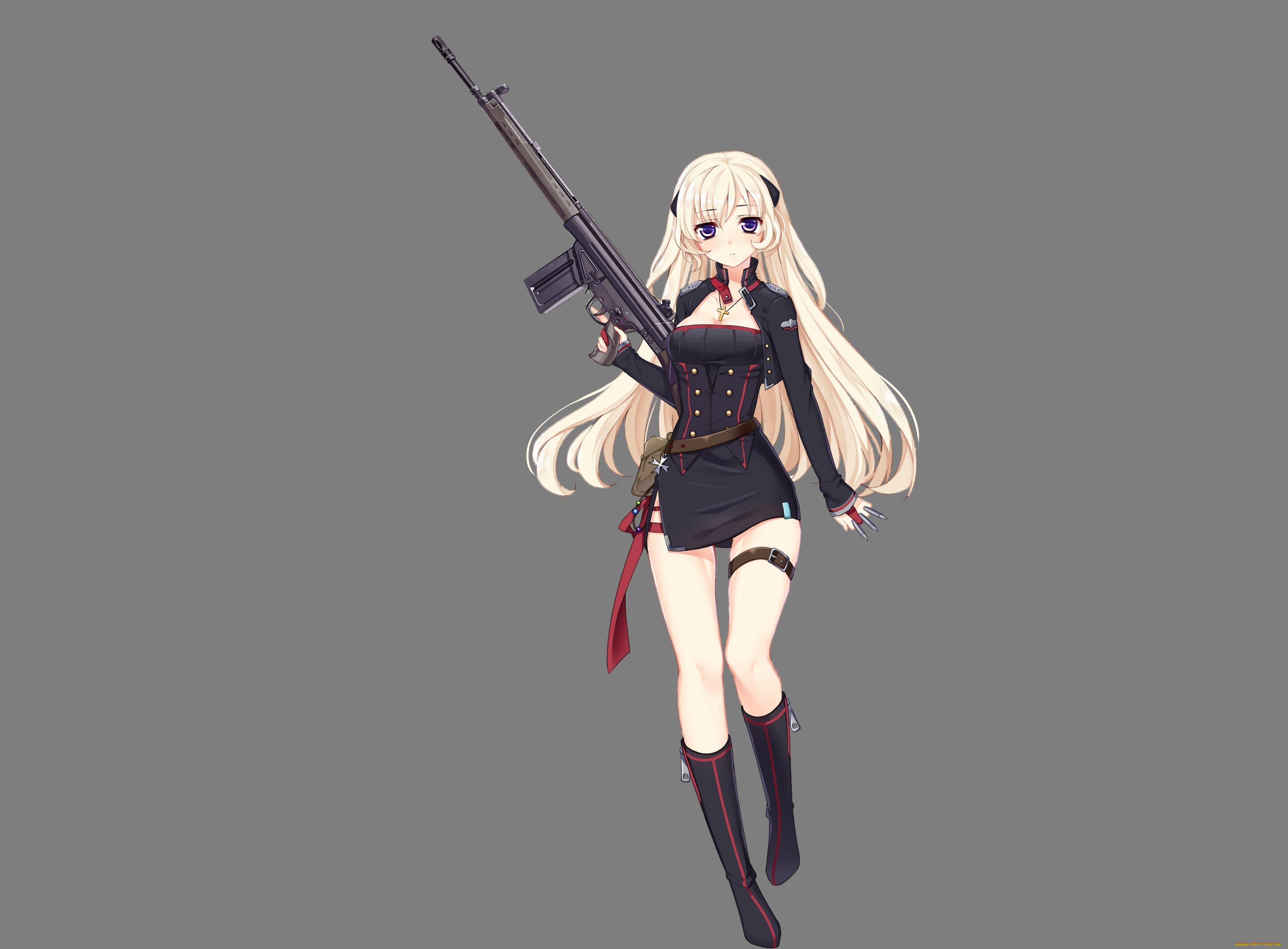 аниме, girls, frontline, girls, frontline