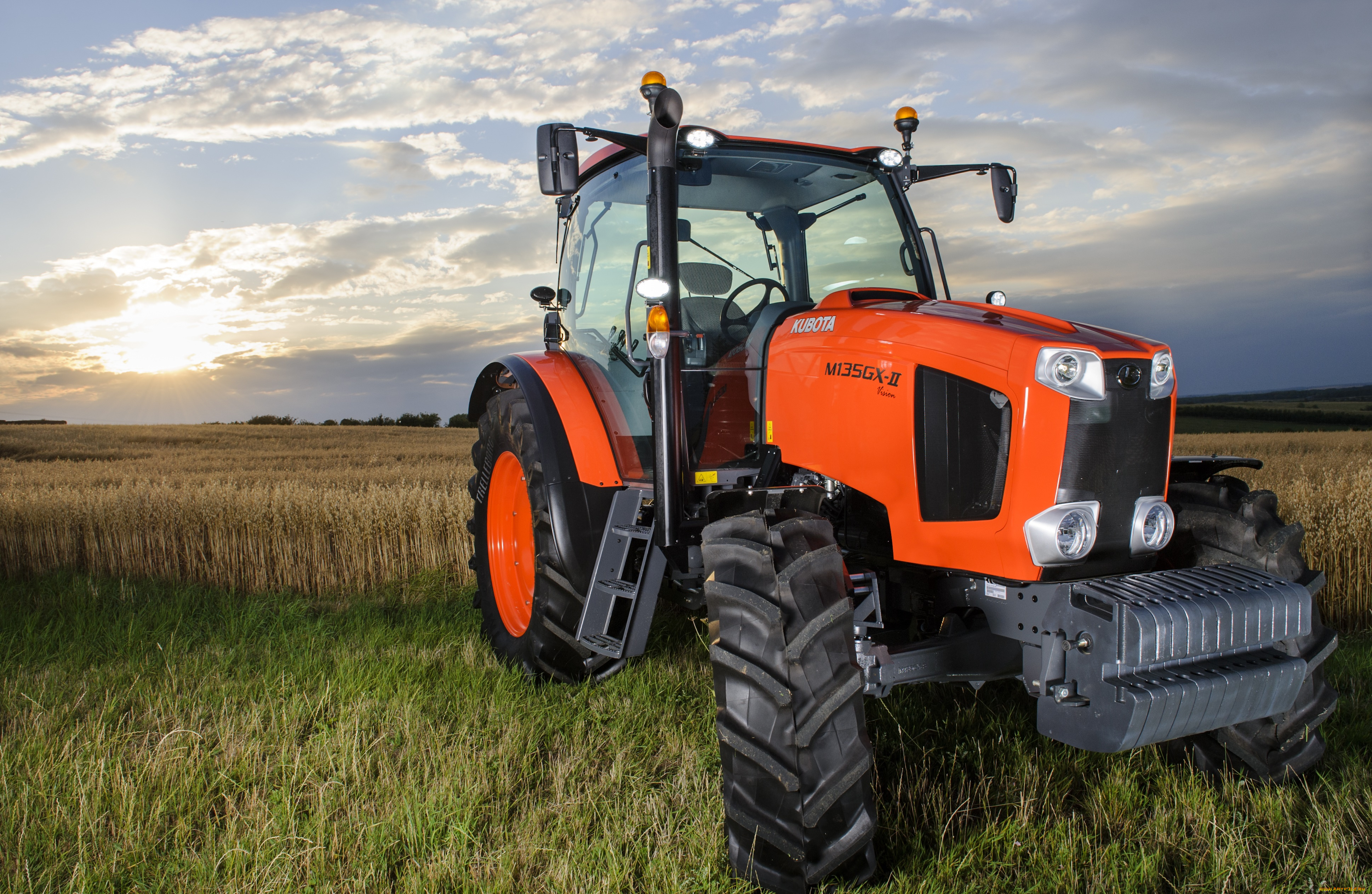 техника, тракторы, kubota