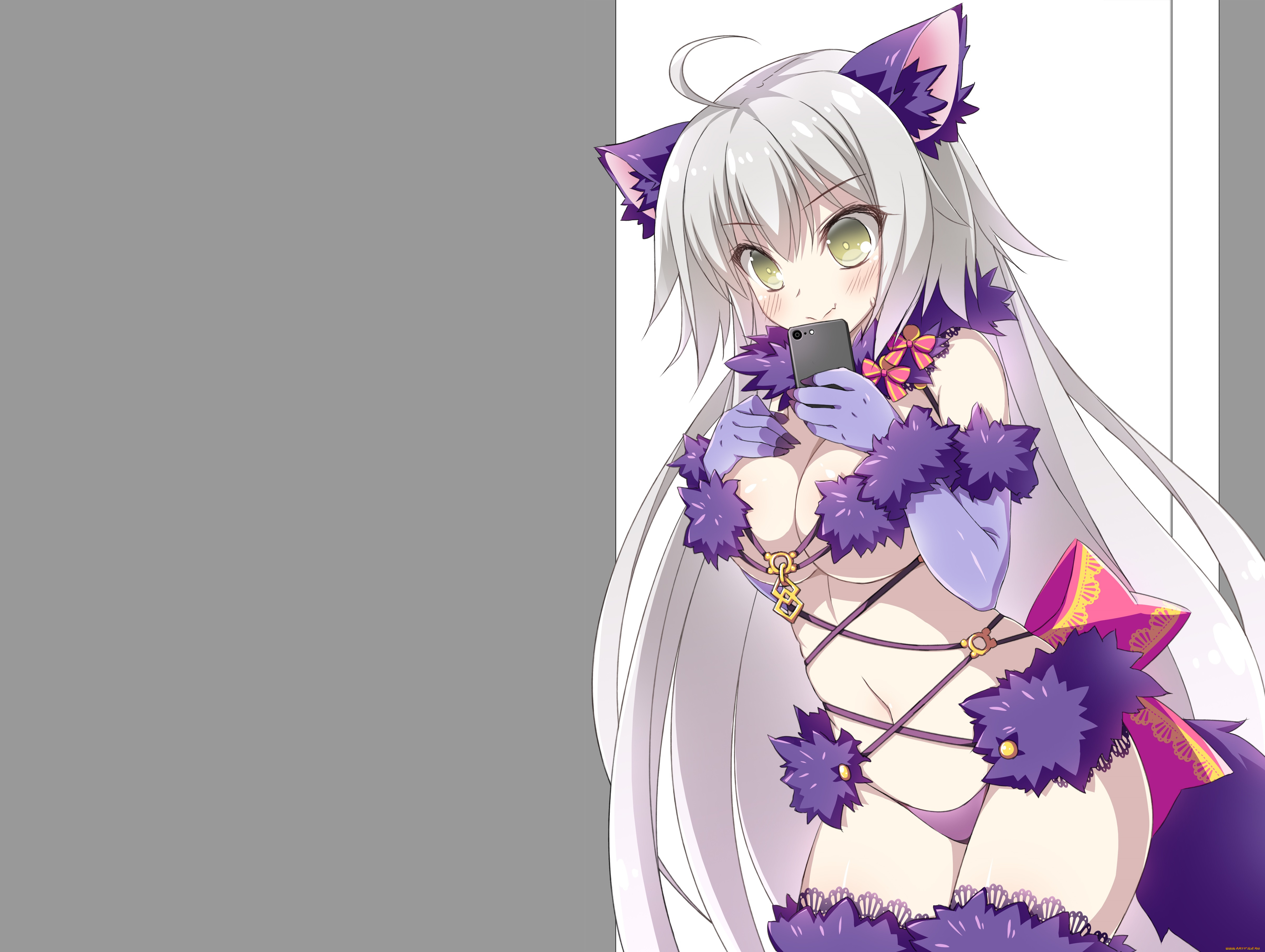 аниме, fate, stay, night, девушка