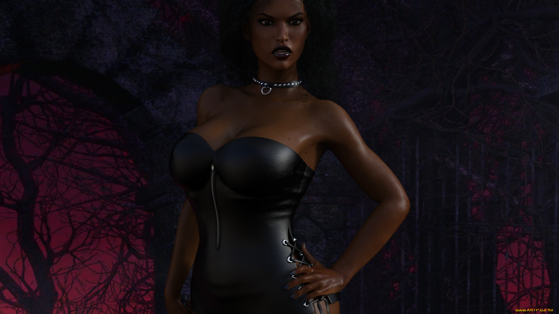 3д, графика, фантазия, , fantasy, взгляд, фон, девушка