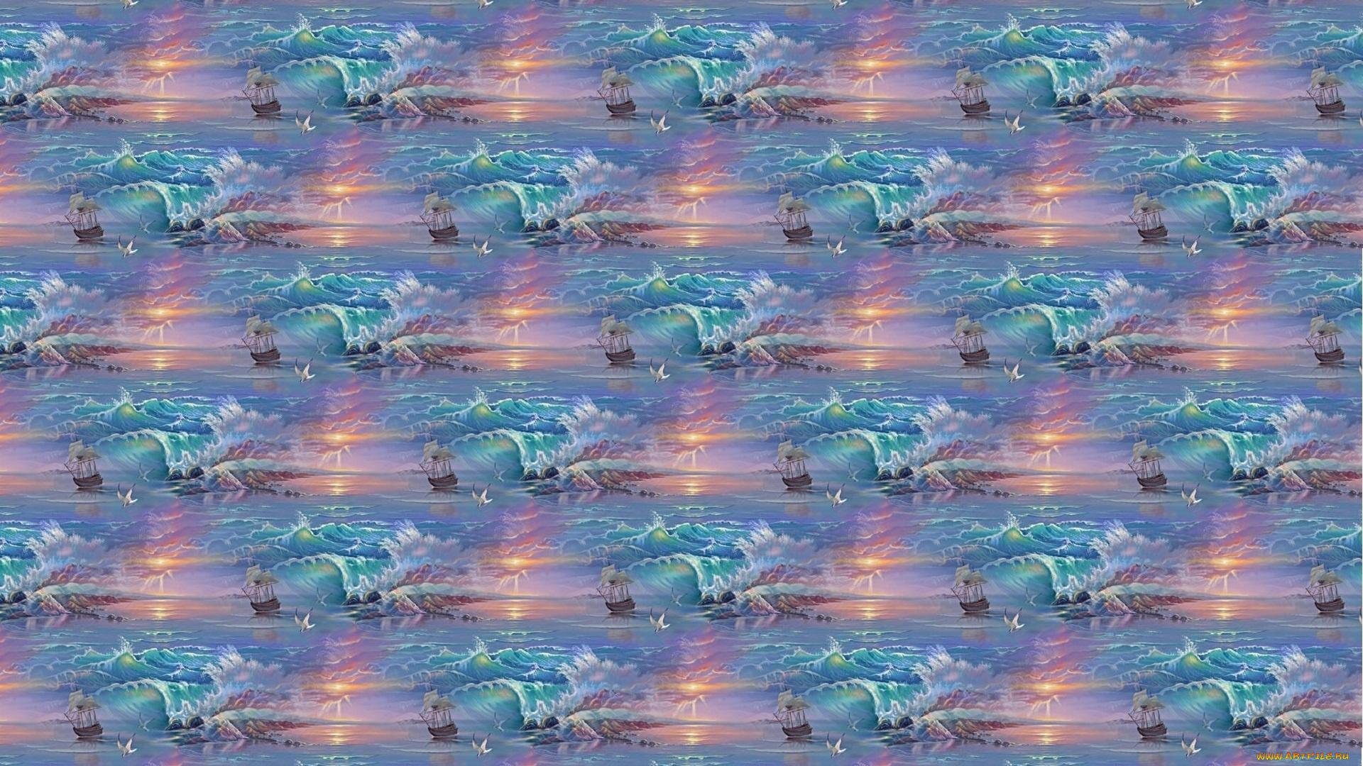 3д, графика, море, , sea, море, парусник