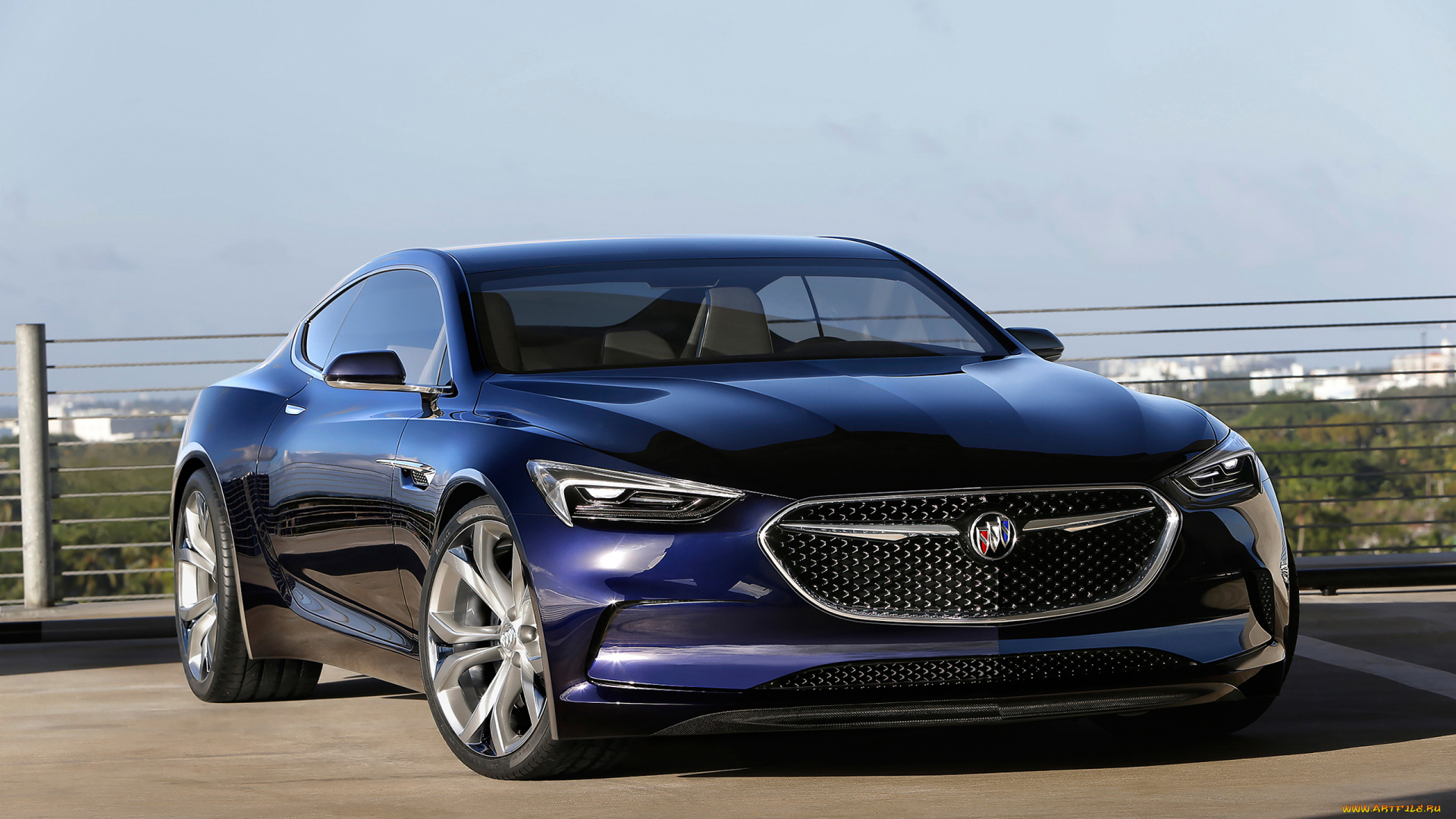 buick, avista, concept, 2016, автомобили, buick, avista, concept, 2016, синий