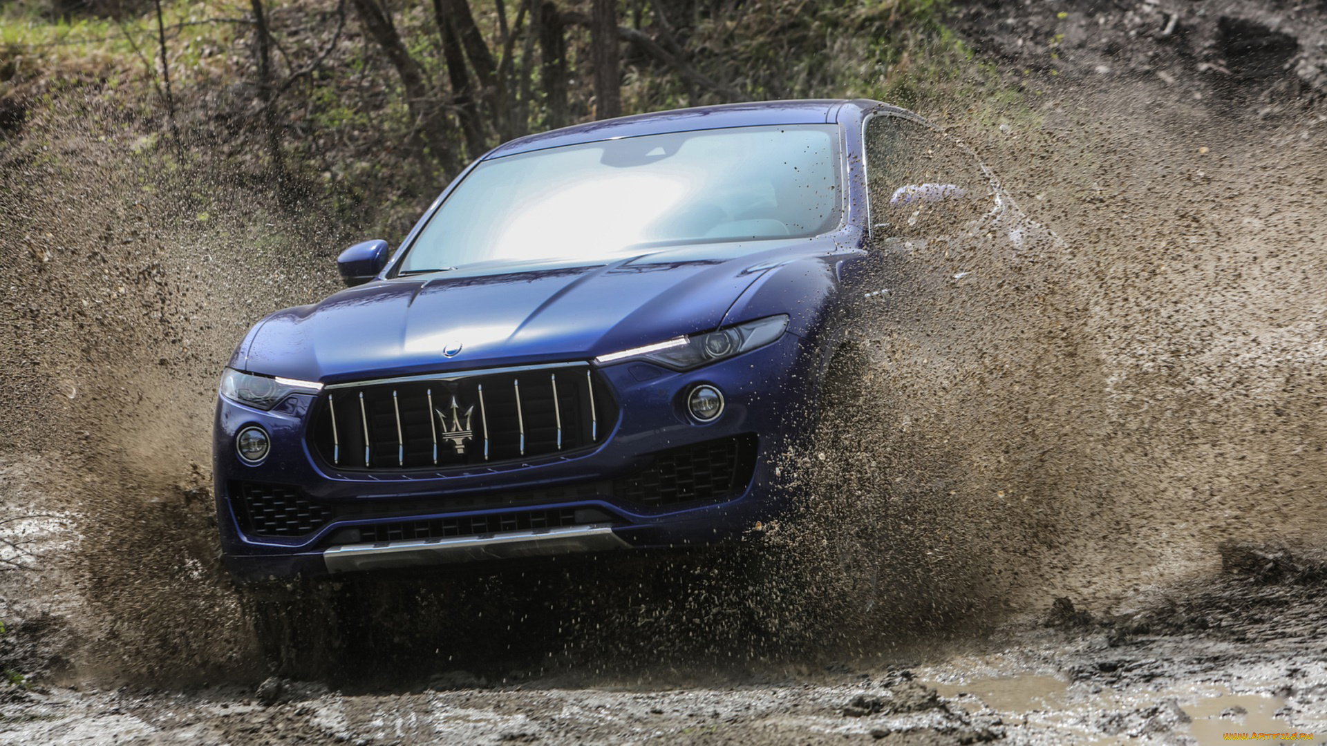 maserati, levante, suv, 2017, автомобили, maserati, синий, levante, 2017, suv