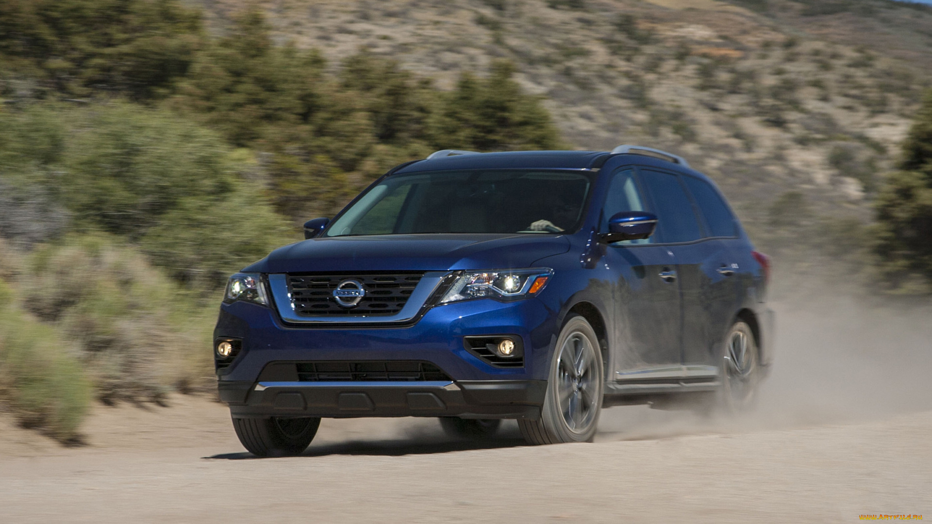 nissan, pathfinder, 2017, автомобили, nissan, datsun, pathfinder, 2017, синий