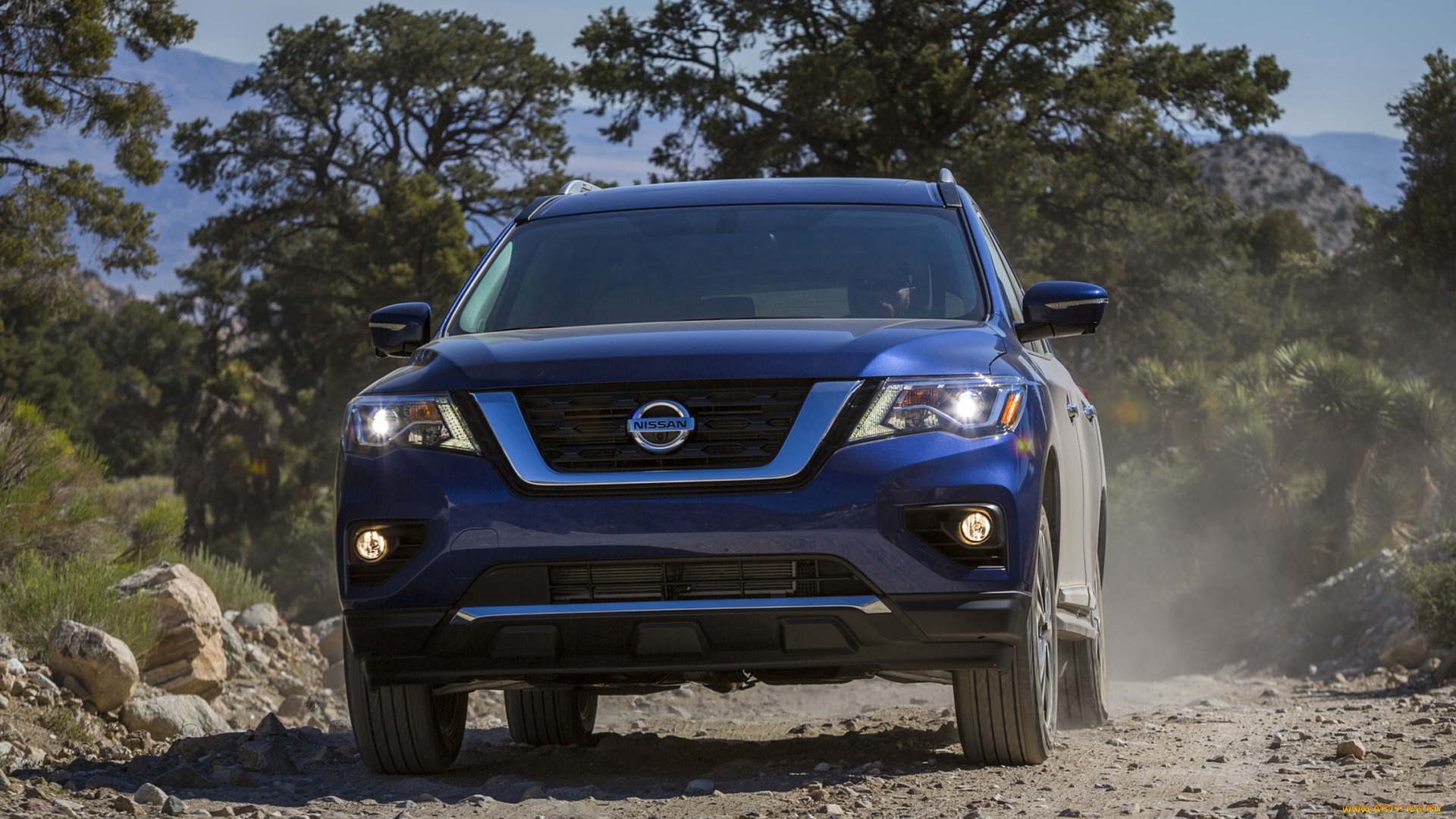 nissan, pathfinder, 2017, автомобили, nissan, datsun, pathfinder, 2017, синий