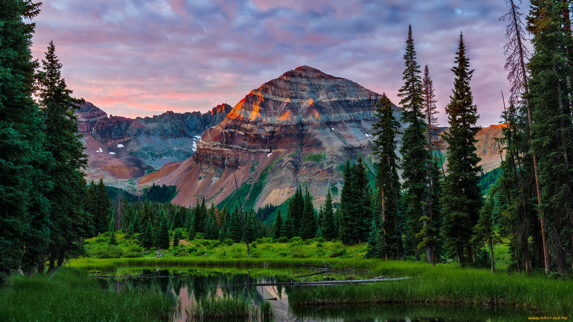 природа, горы, простор