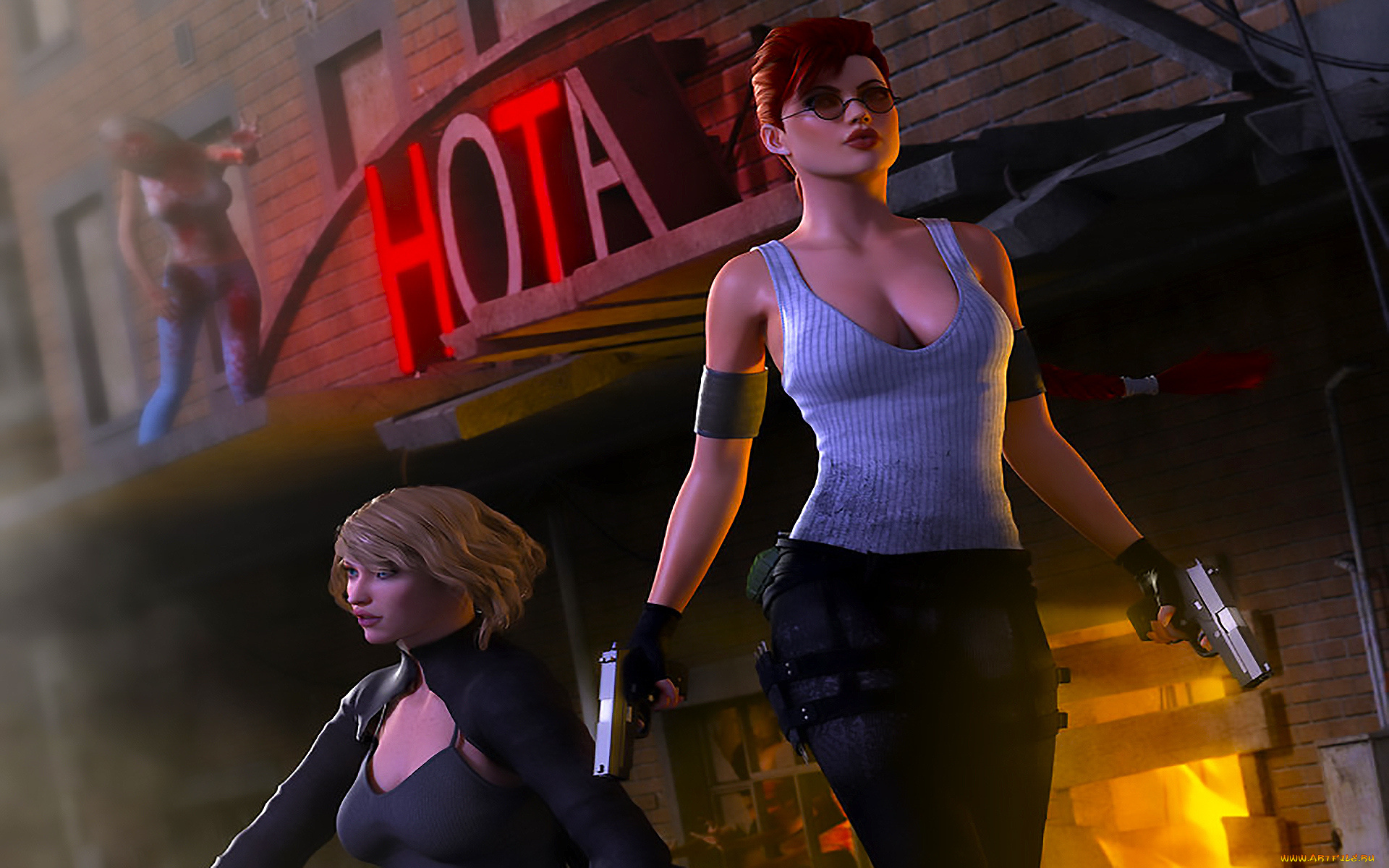 3д, графика, фантазия, , fantasy, взгляд, девушка, фон