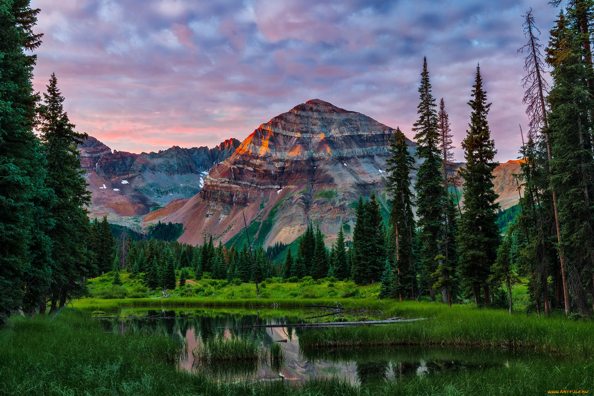 природа, горы, простор