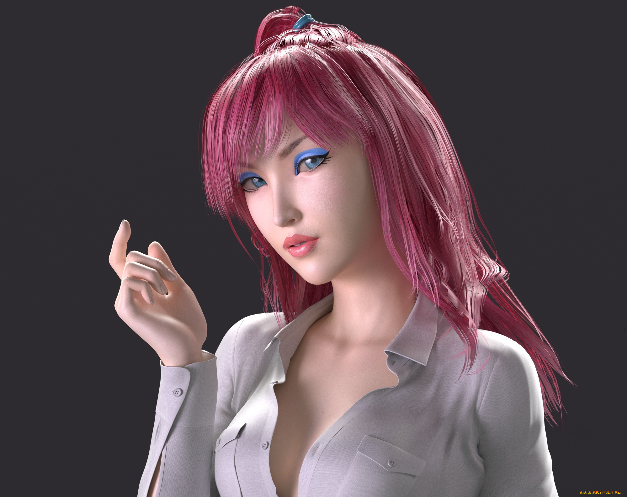 3д, графика, портрет, , portraits, взгляд, фон, девушка