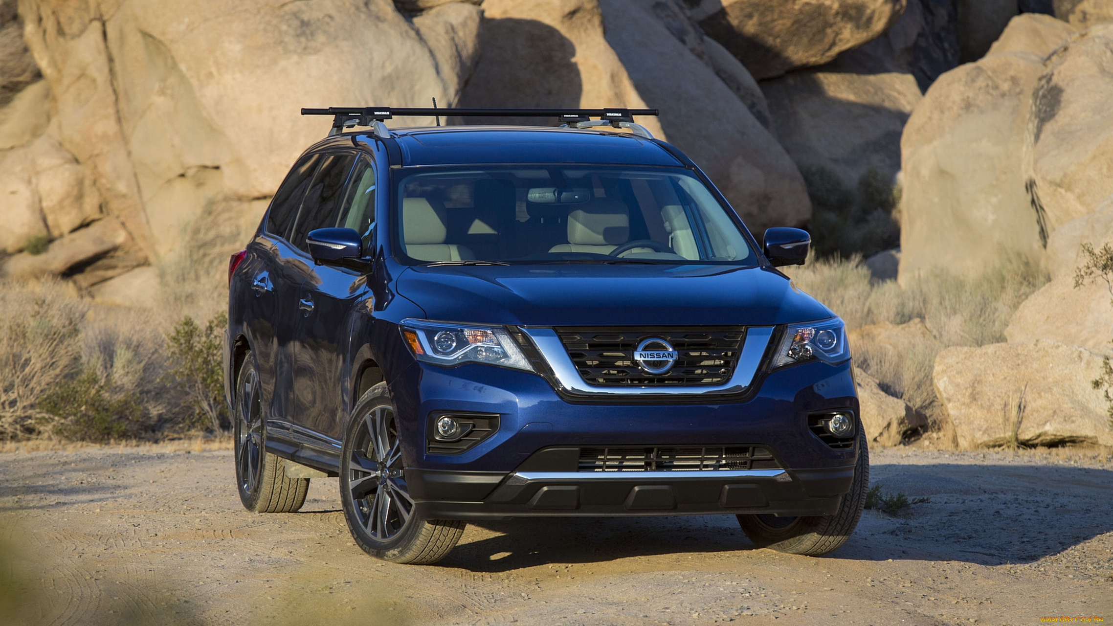 nissan, pathfinder, 2017, автомобили, nissan, datsun, синий, 2017, pathfinder