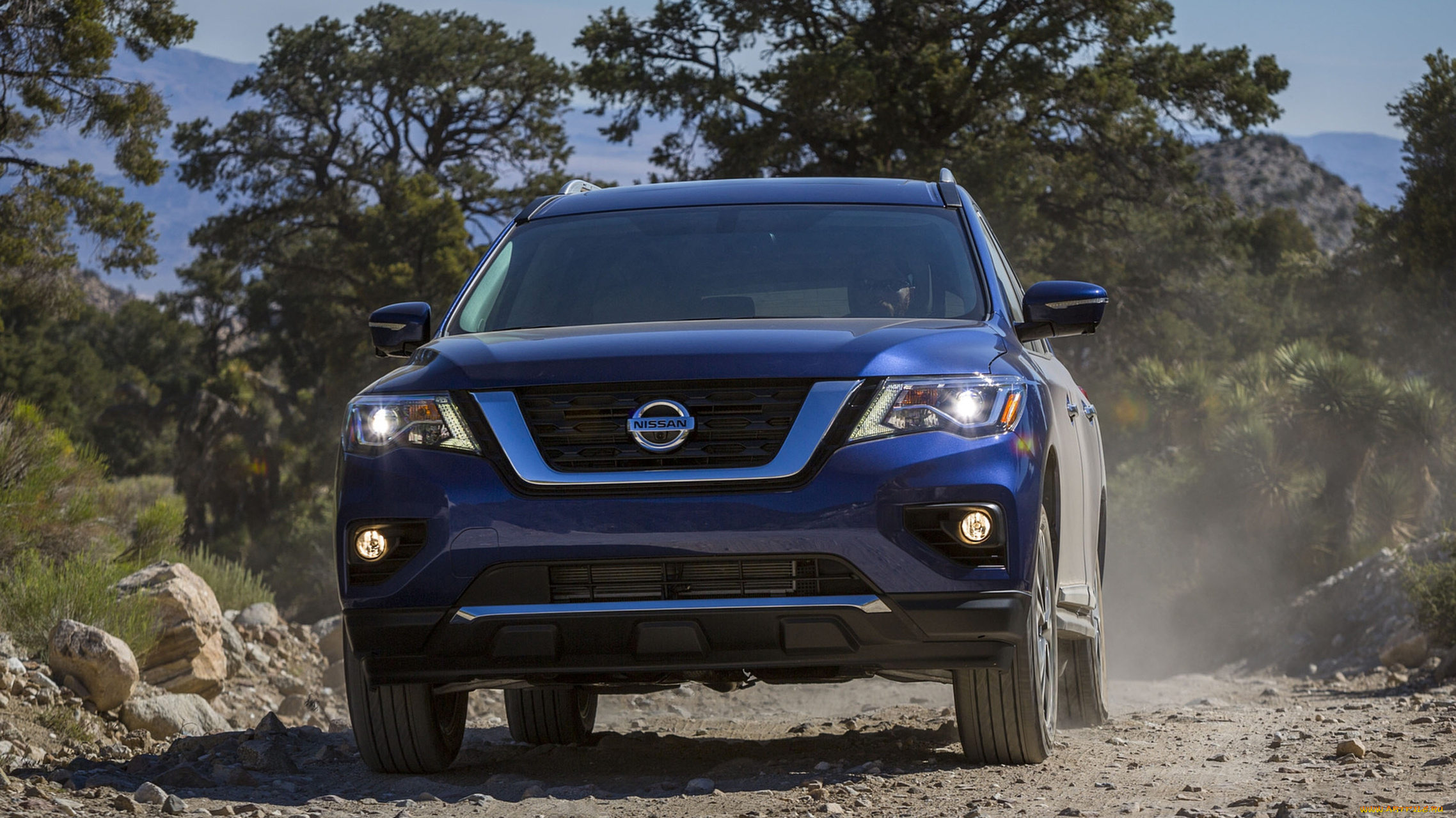 nissan, pathfinder, 2017, автомобили, nissan, datsun, pathfinder, 2017, синий