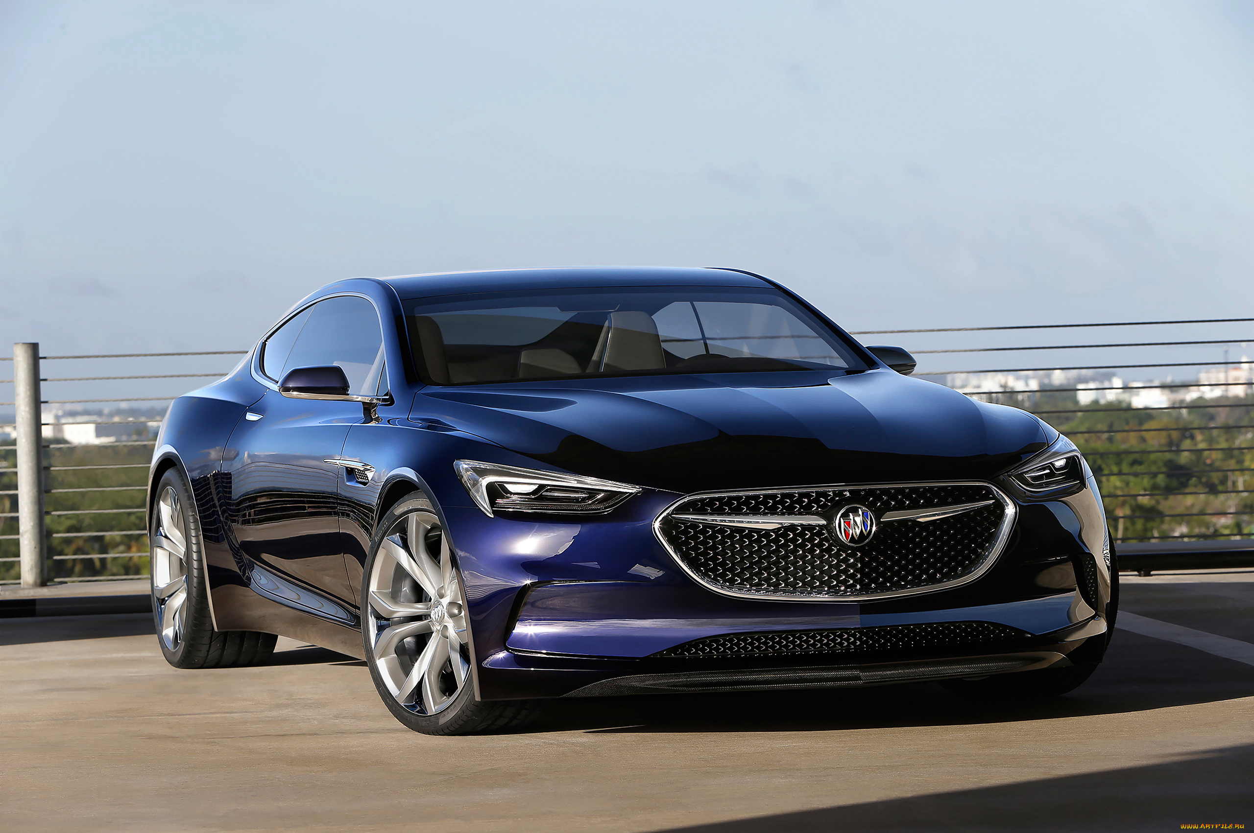 buick, avista, concept, 2016, автомобили, buick, avista, concept, 2016, синий