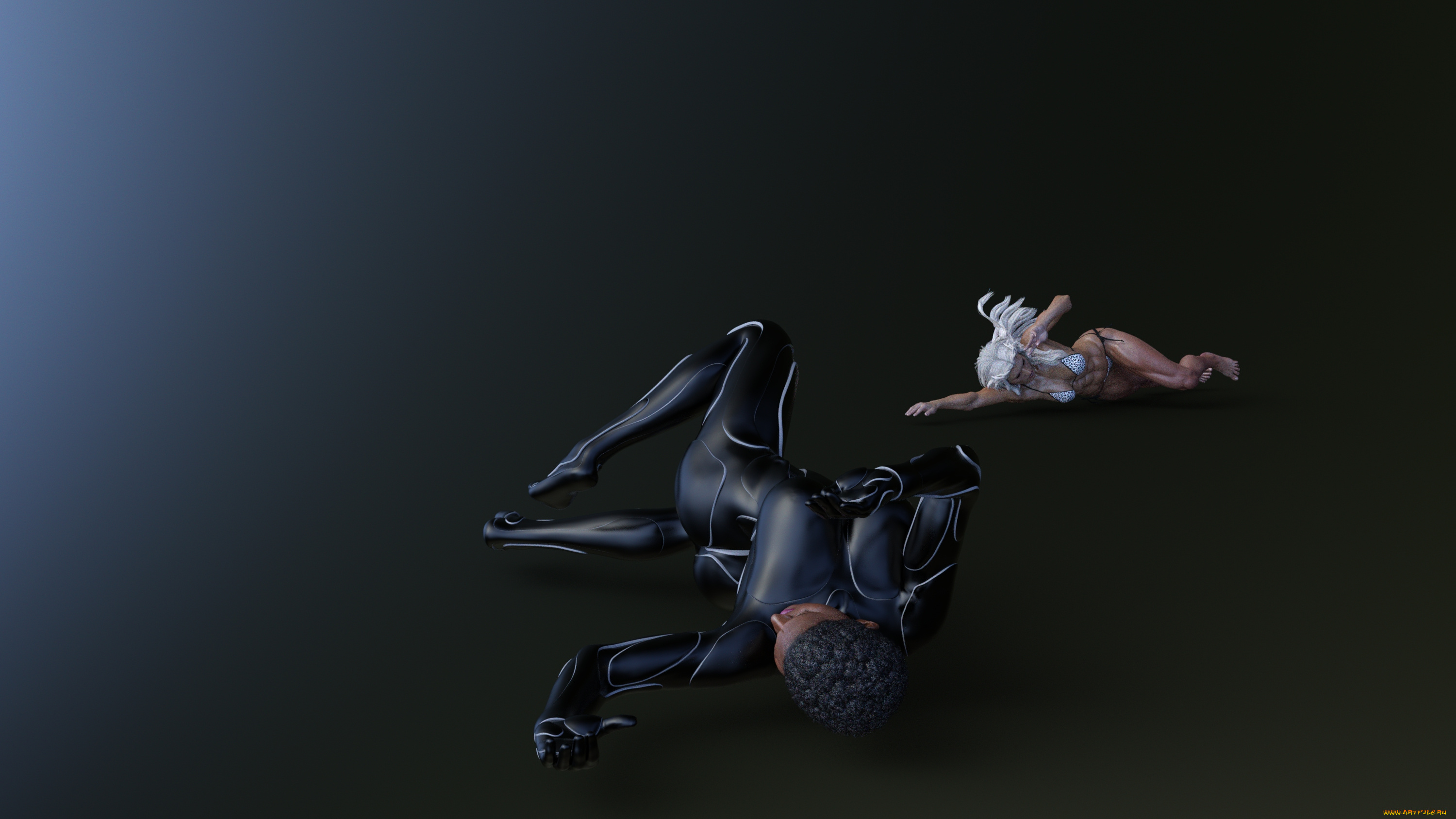 3д, графика, люди, , people, девушки, взгляд, фон