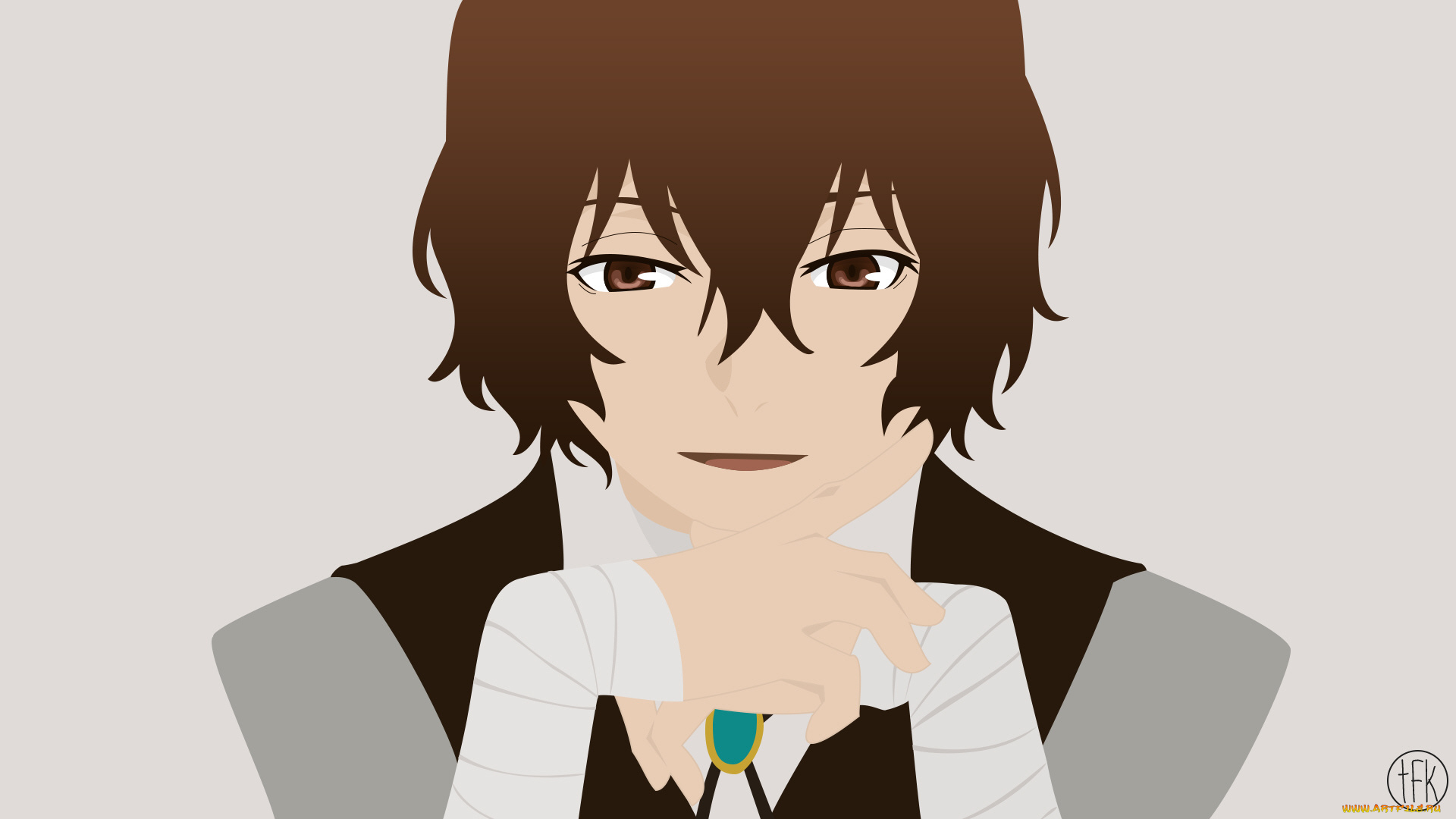 аниме, bungou, stray, dogs, дазай