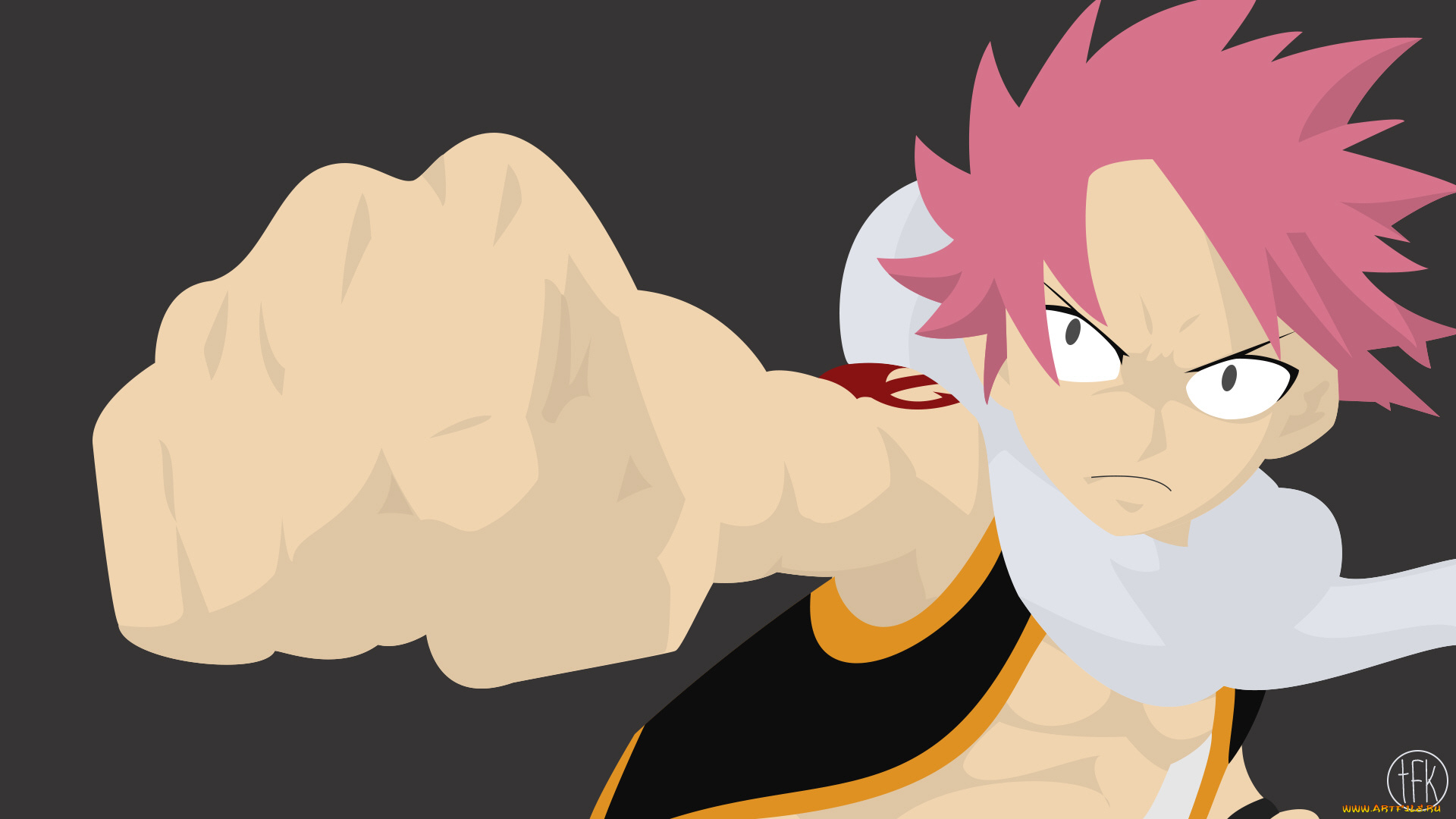 аниме, fairy, tail, нацу