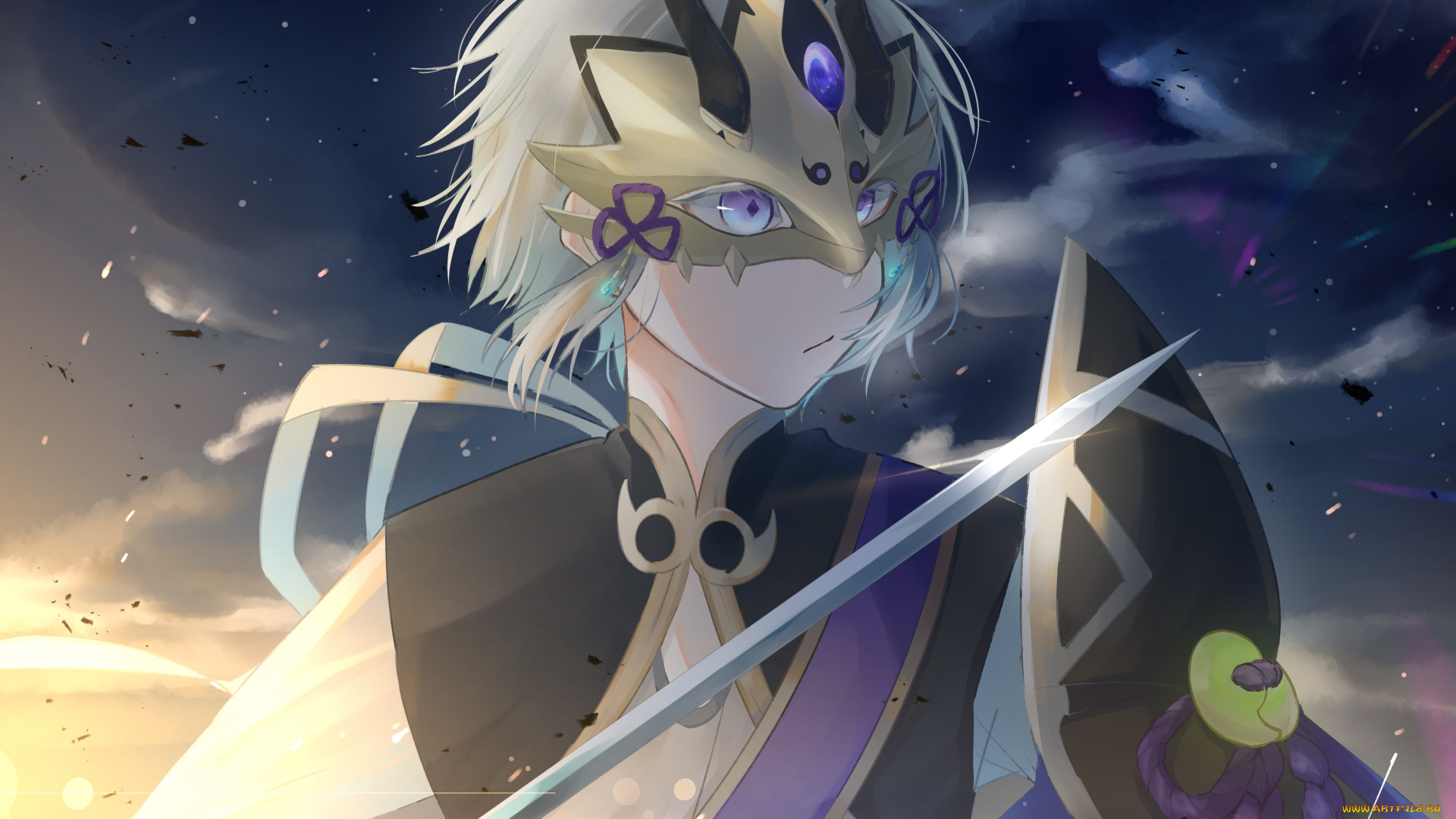 аниме, fate, stay, night, , grand, order, , apocrypha, маска