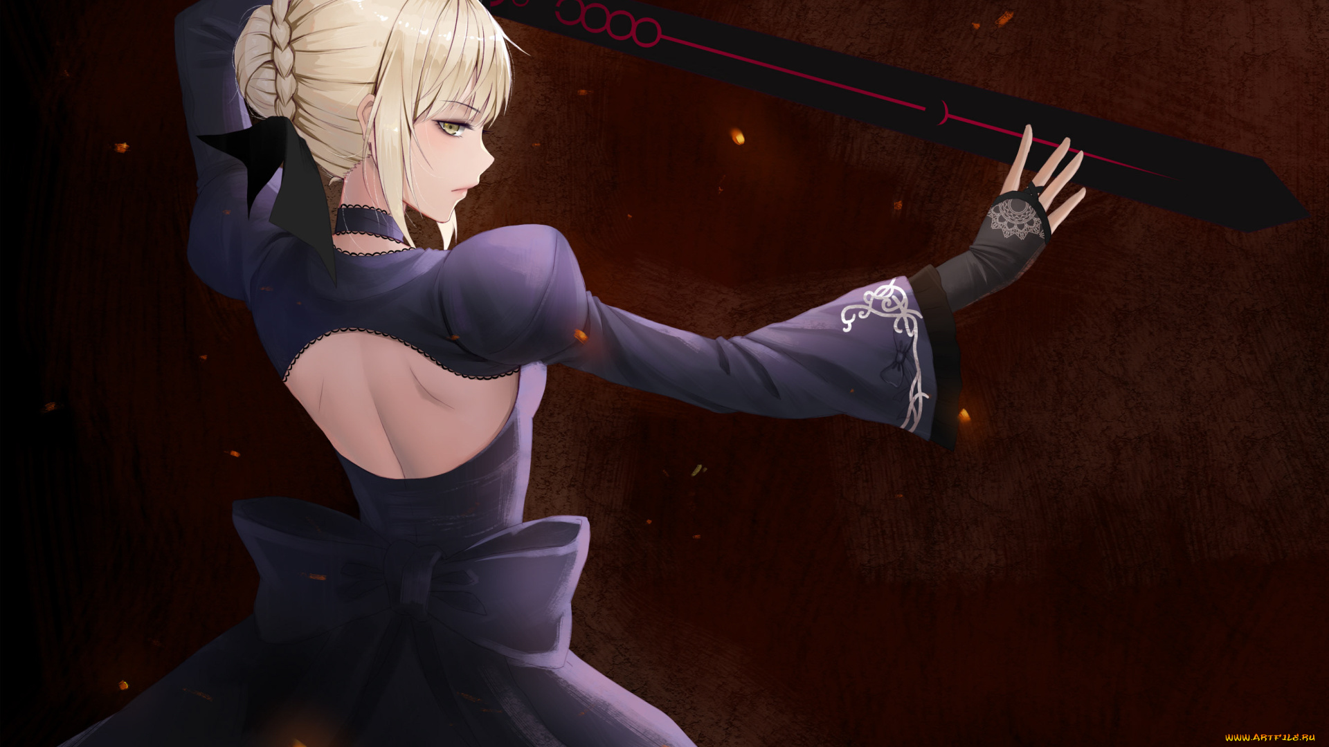 аниме, fate, stay, night, , grand, order, , apocrypha, сейбер