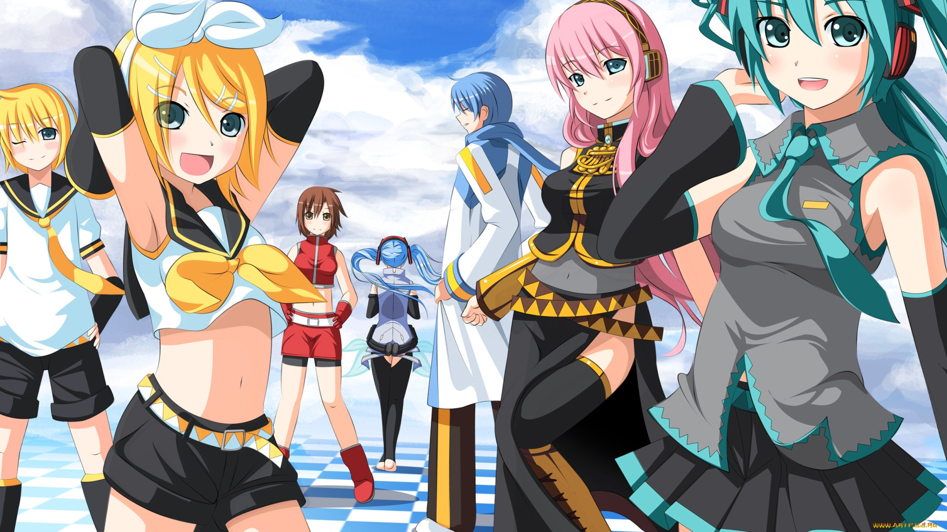 аниме, vocaloid, вокалоид