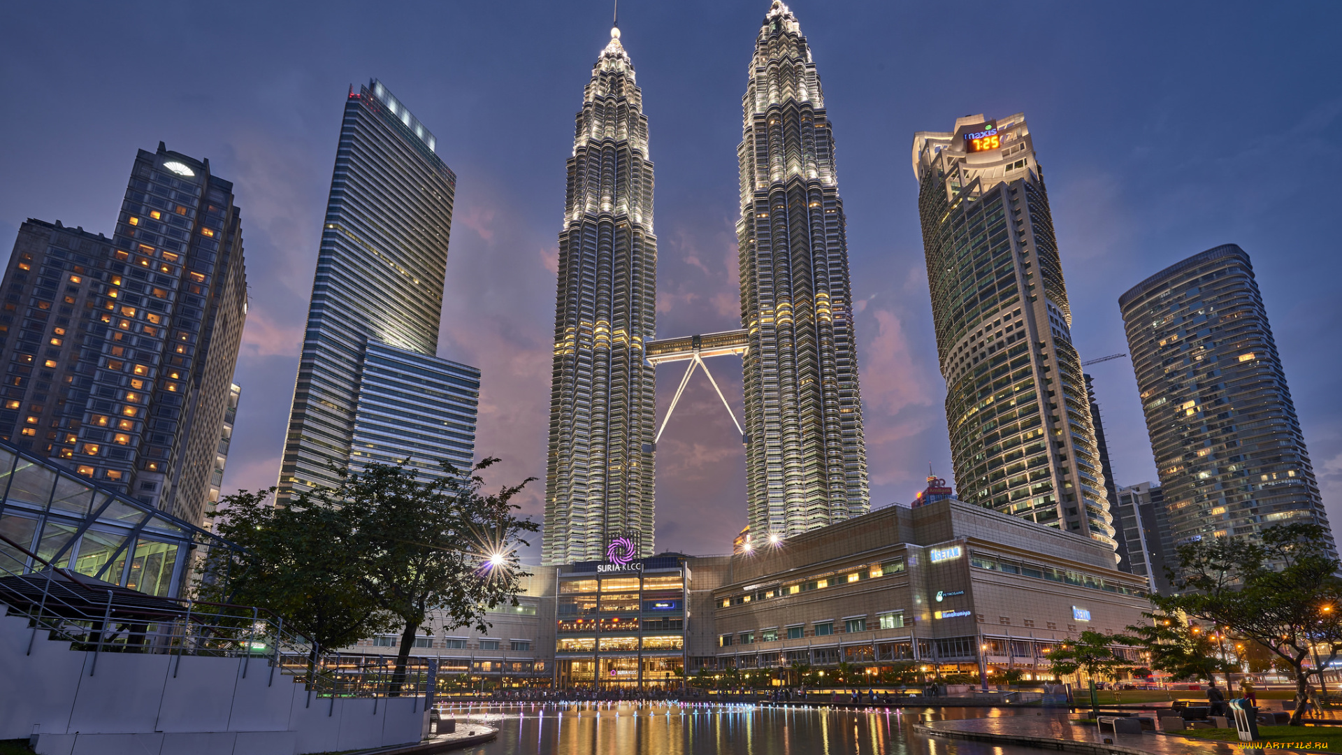 petronas, twin, towers, города, куала-лумпур, , малайзия, простор