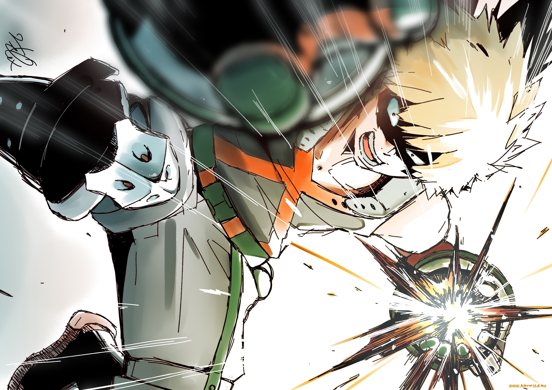 аниме, boku, no, hero, academia, моя, геройская, академия