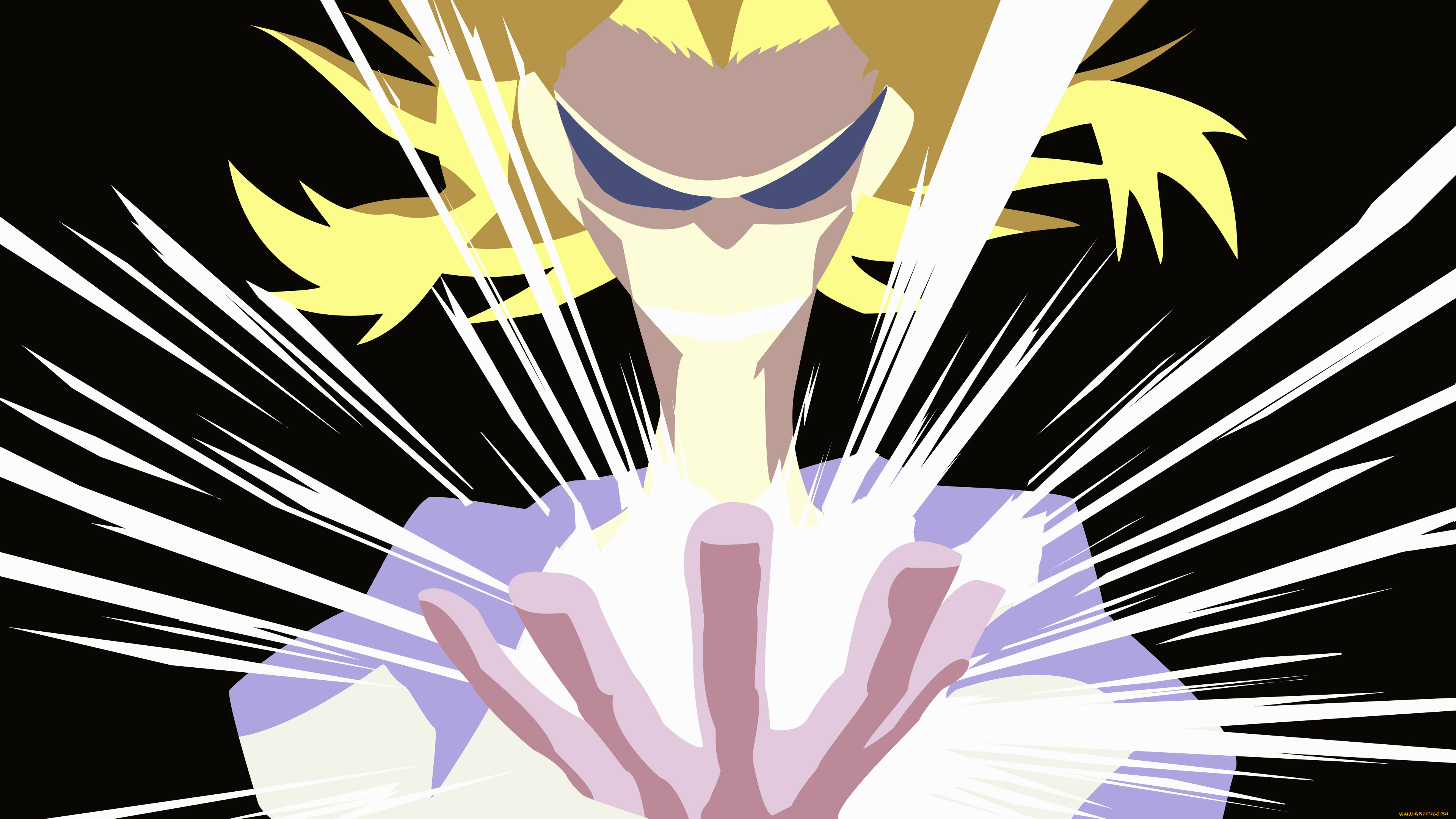 аниме, boku, no, hero, academia, всемогущий