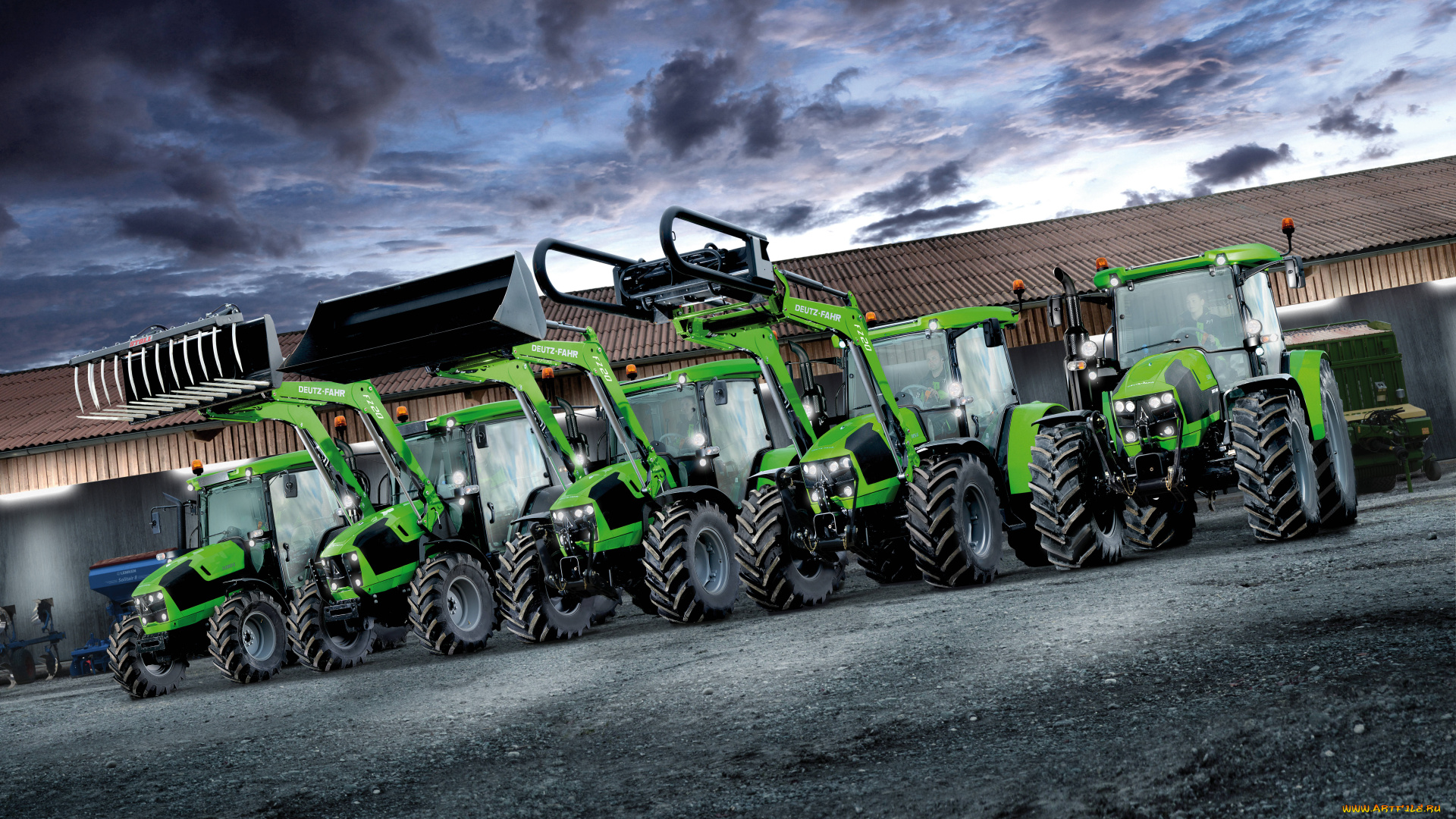 техника, тракторы, deutz-fahr