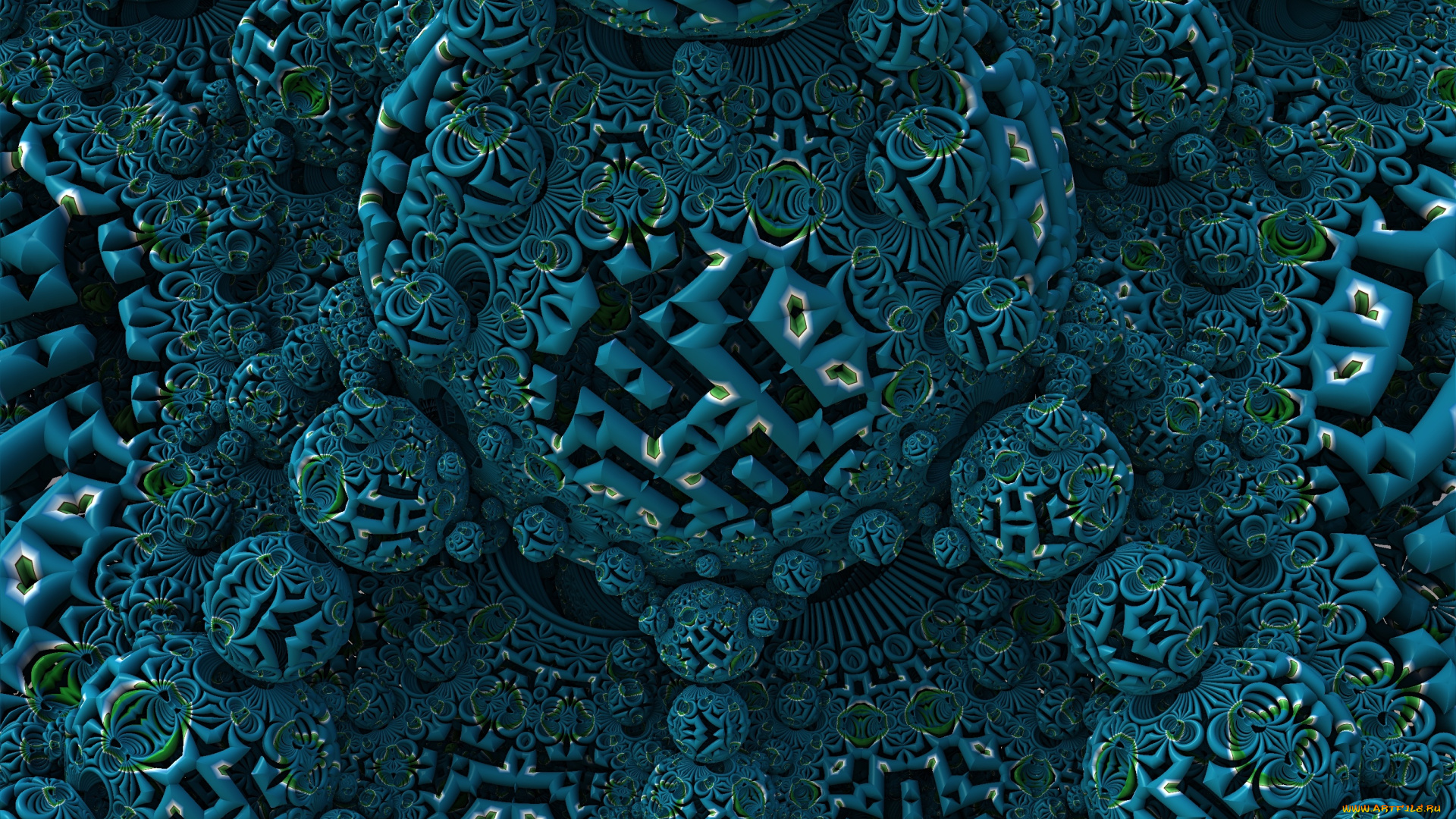 3д, графика, абстракция, , abstract, шары, узор