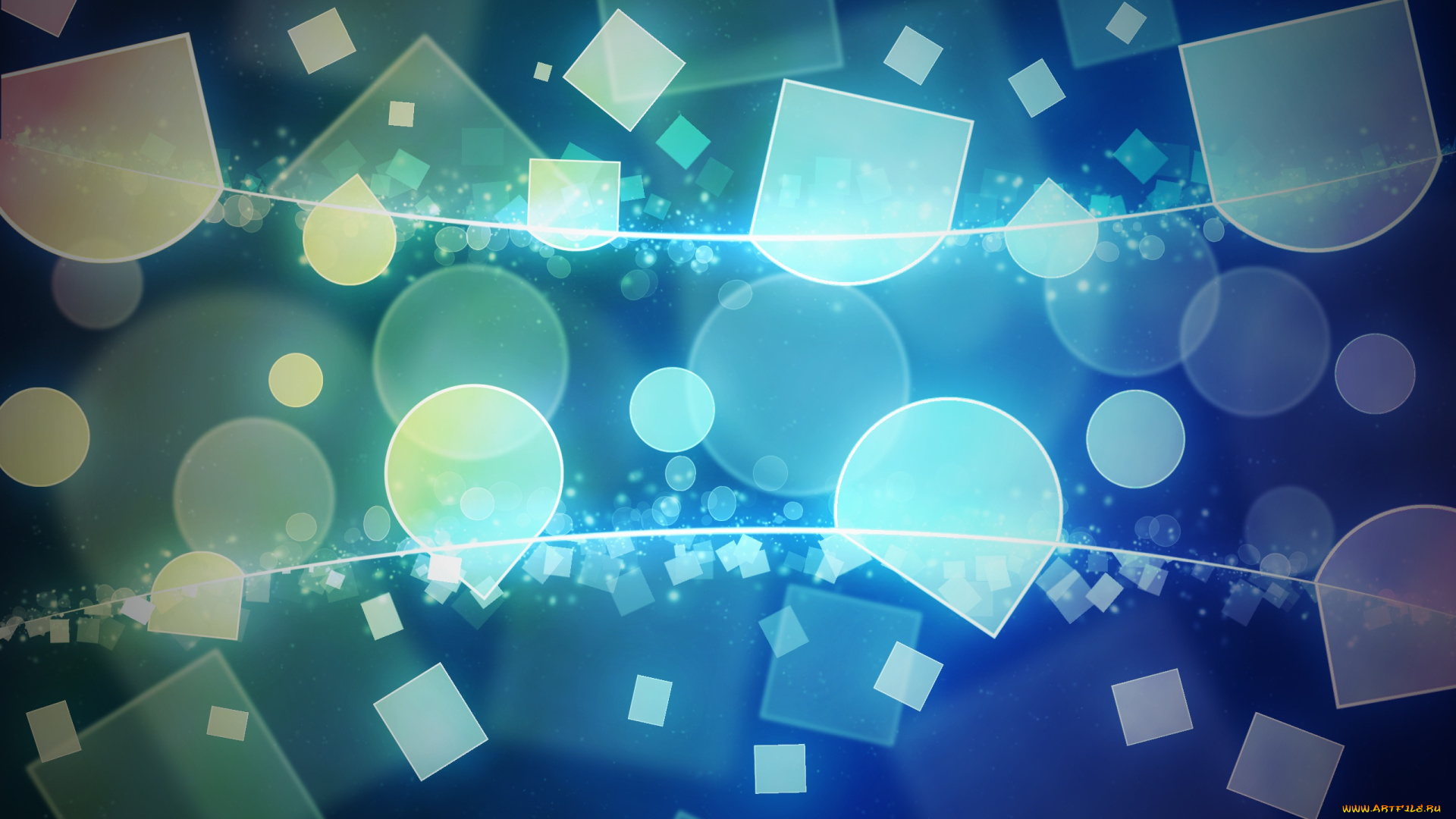 векторная, графика, -графика, , graphics, круги, квадраты, фигуры