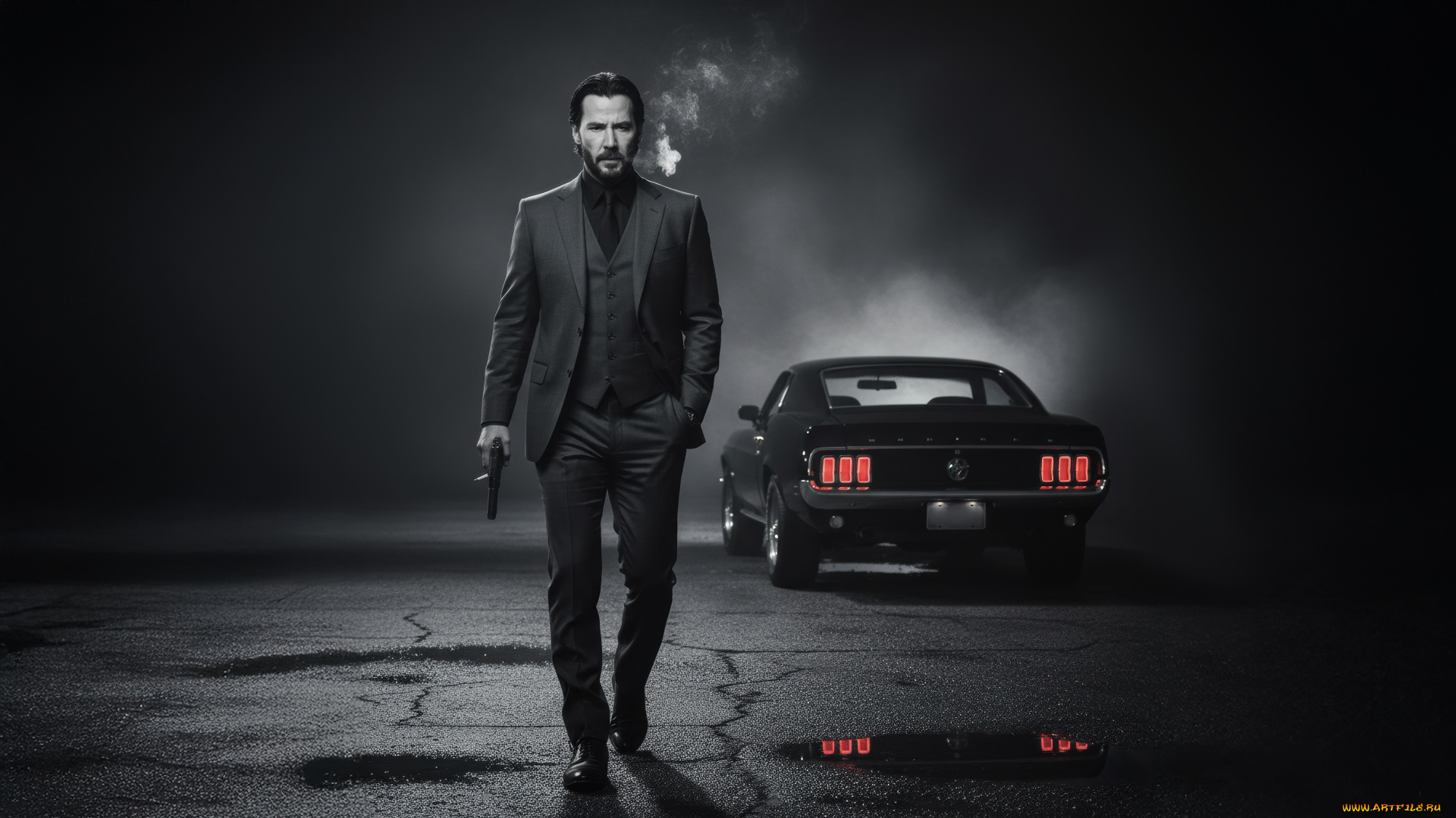 3д, графика, мультфильмы, , кино, , видео, игры, john, wick
