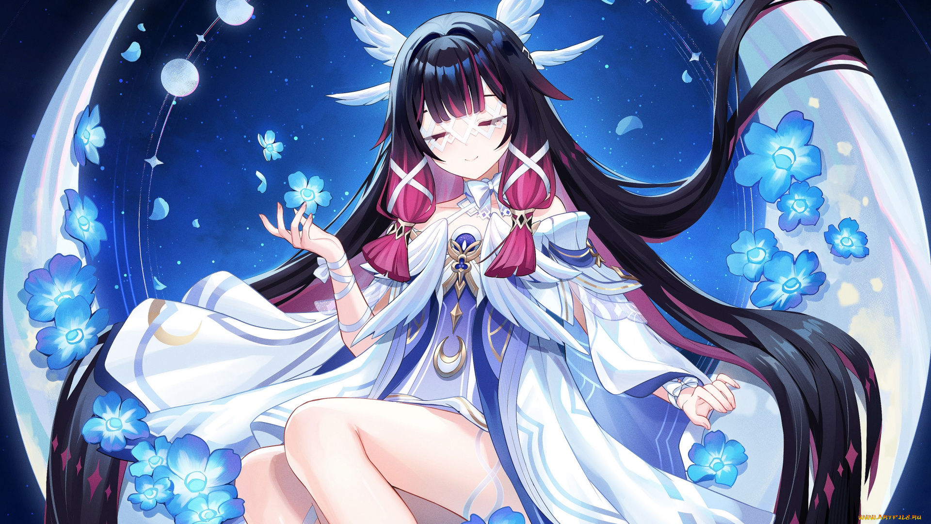 аниме, genshin, impact, девушка