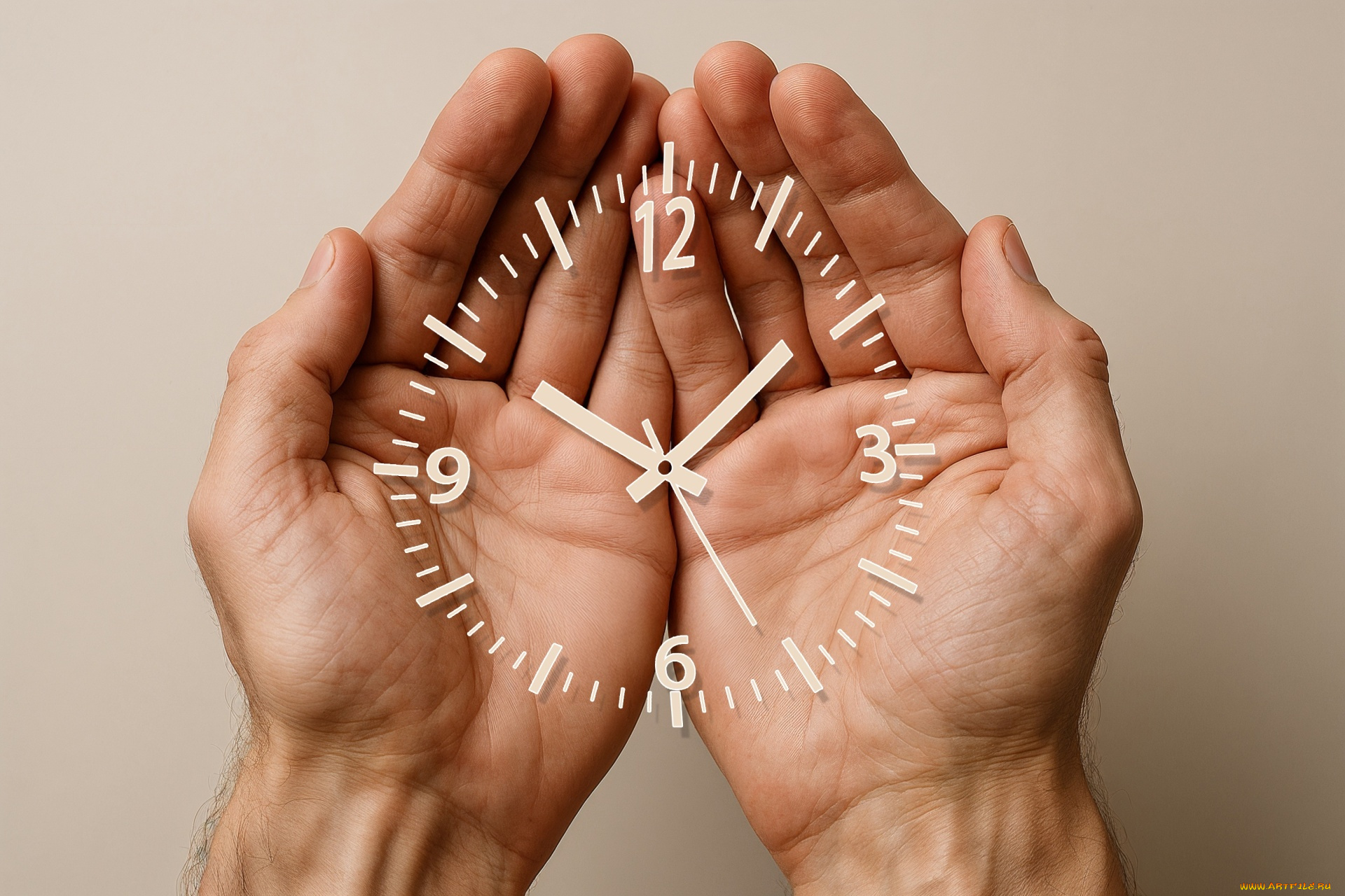 3д, графика, реализм, , realism, руки, часы