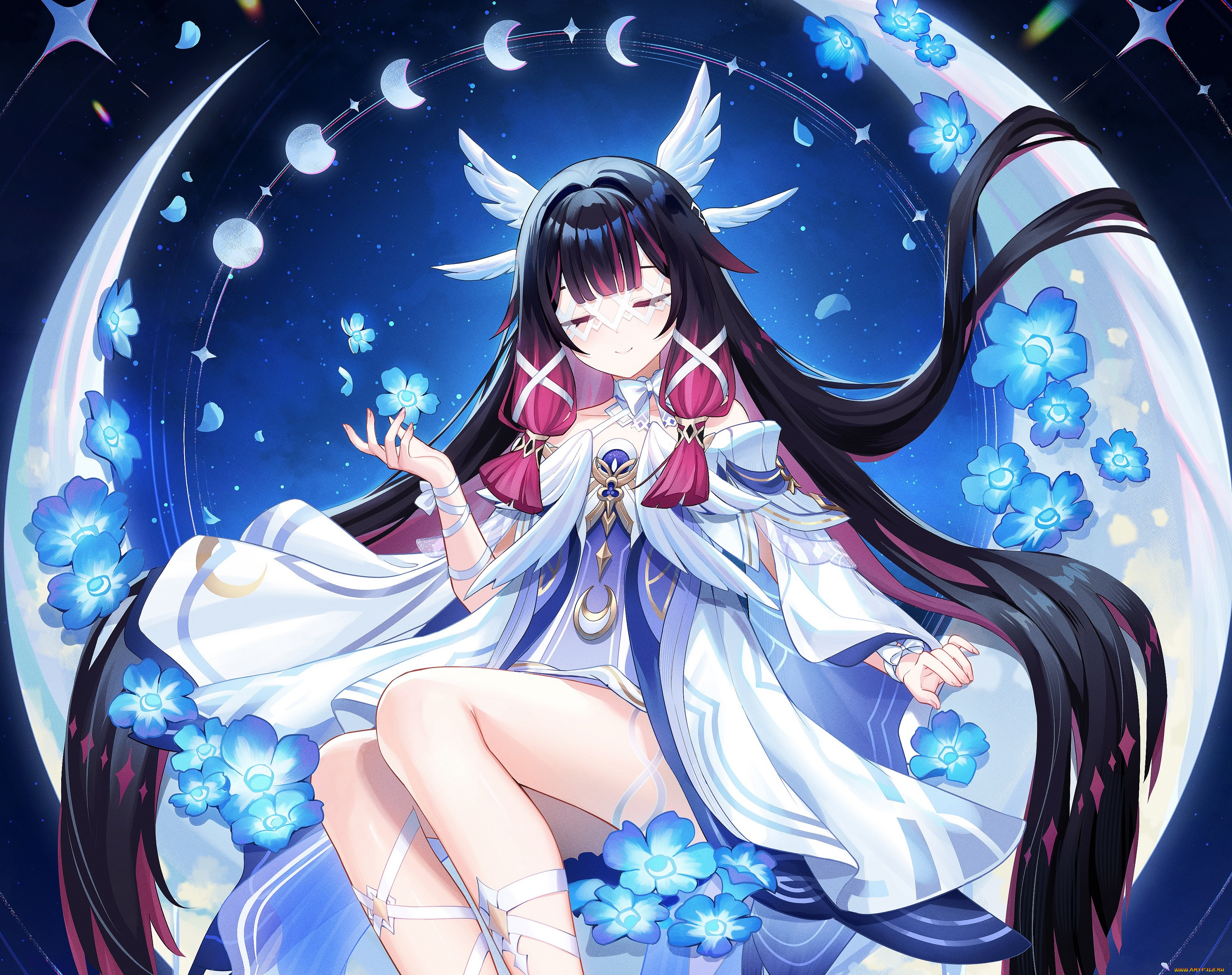 аниме, genshin, impact, девушка