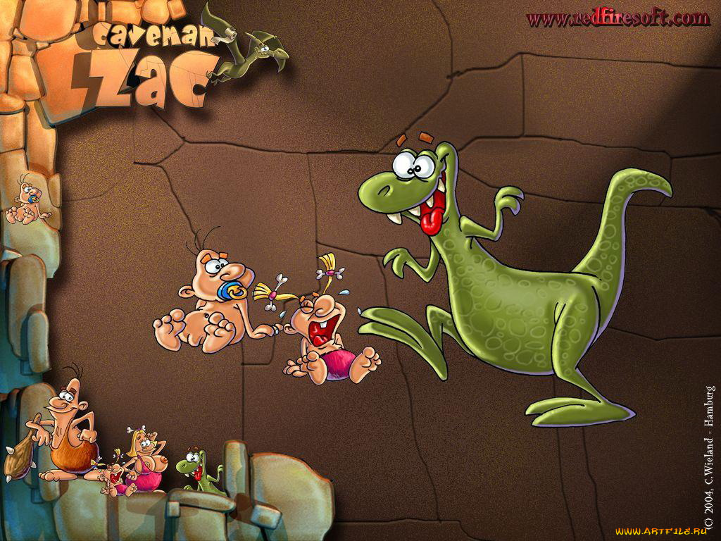 видео, игры, caveman, zac