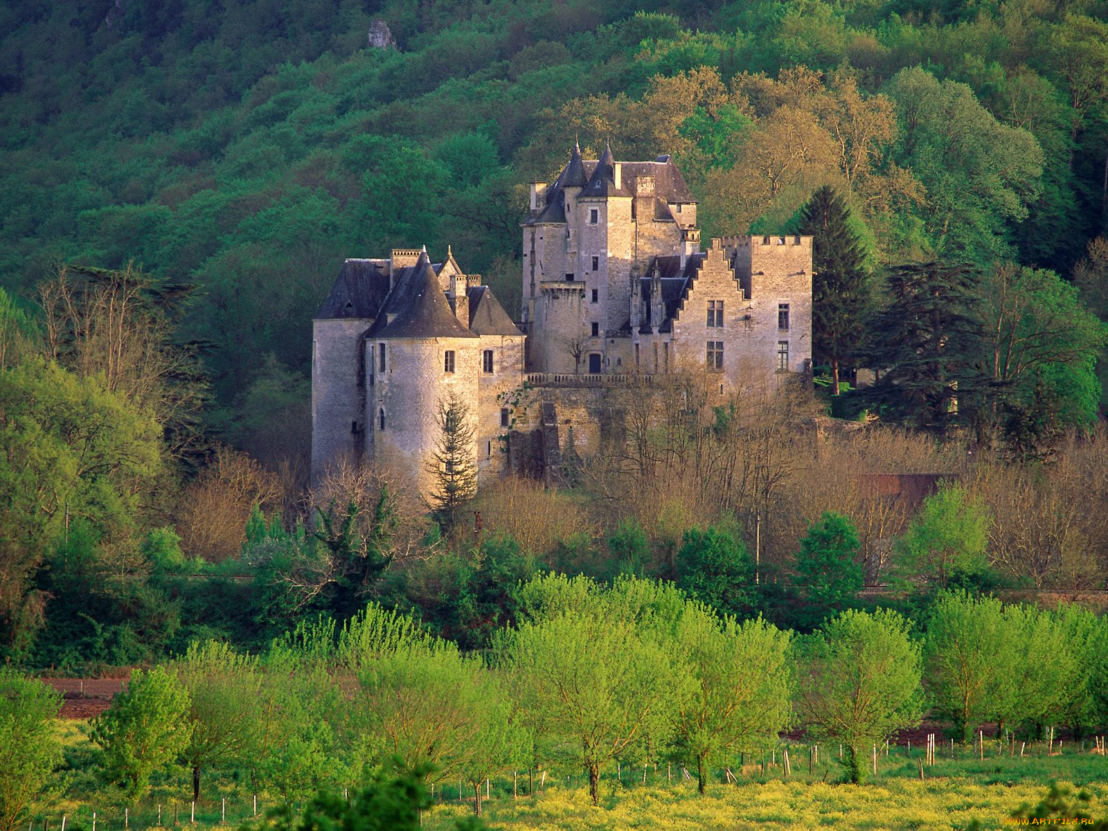 fayrac, manor, beynac, france, города