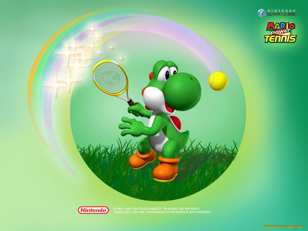 mario, power, tennis, видео, игры