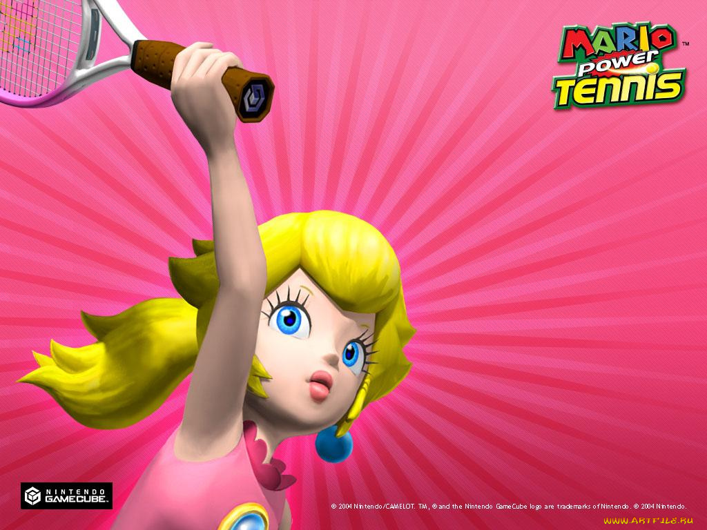 mario, power, tennis, видео, игры