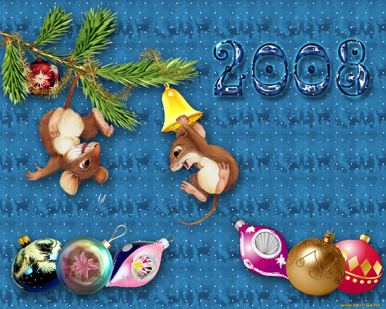 праздничные, рисованные