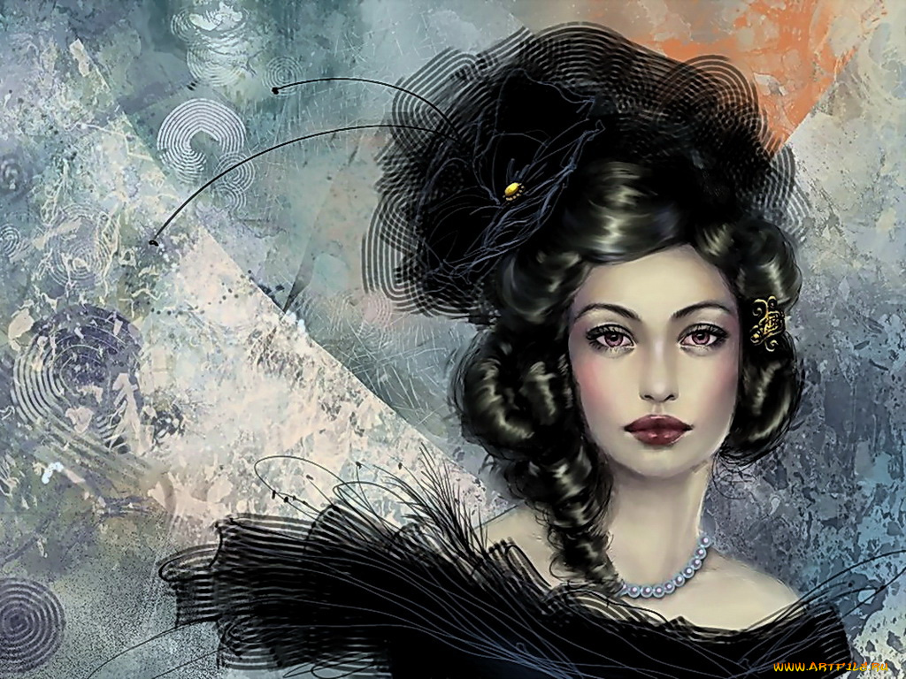 рисованные, люди