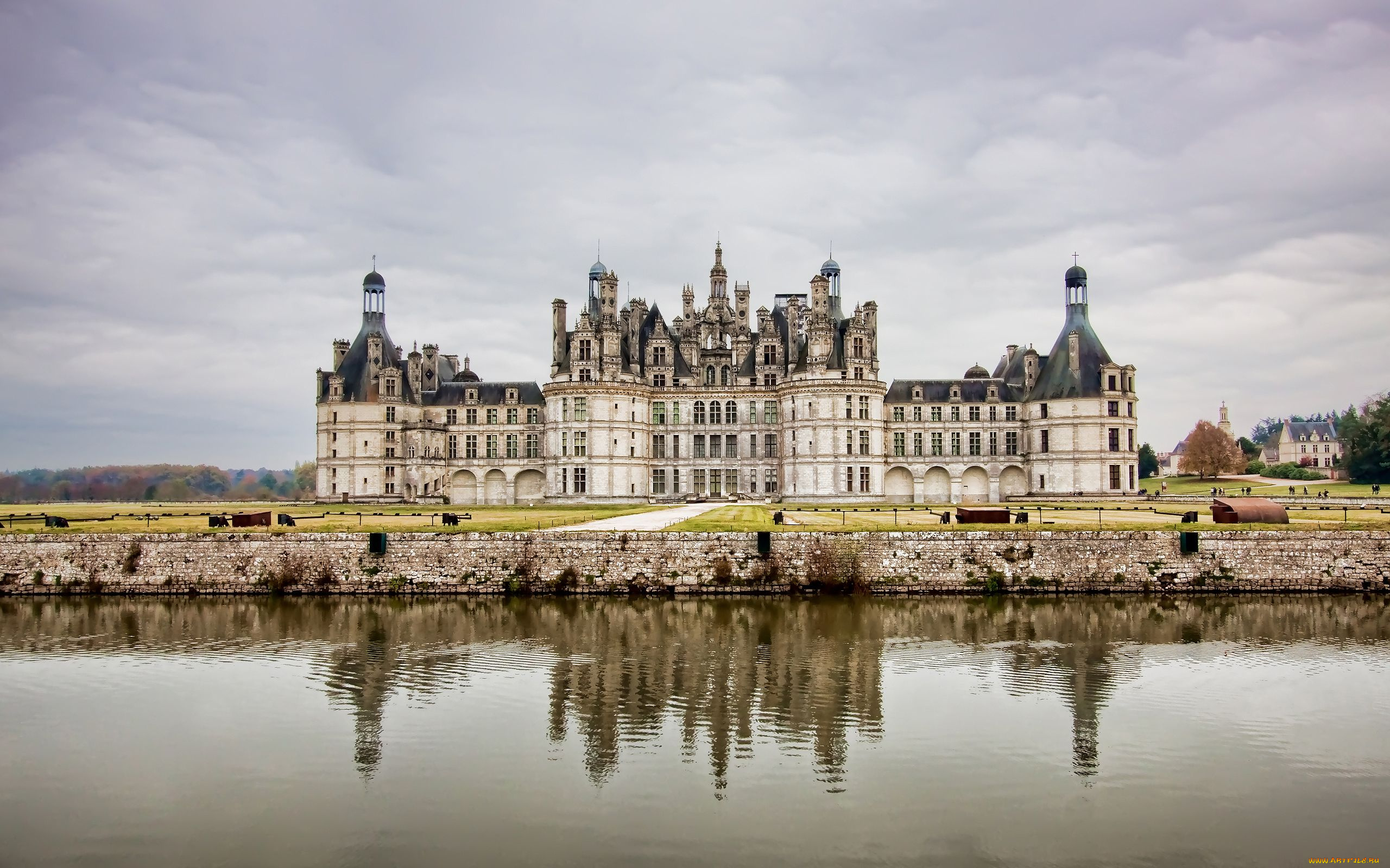 chambord, castle, france, города, замки, луары, франция