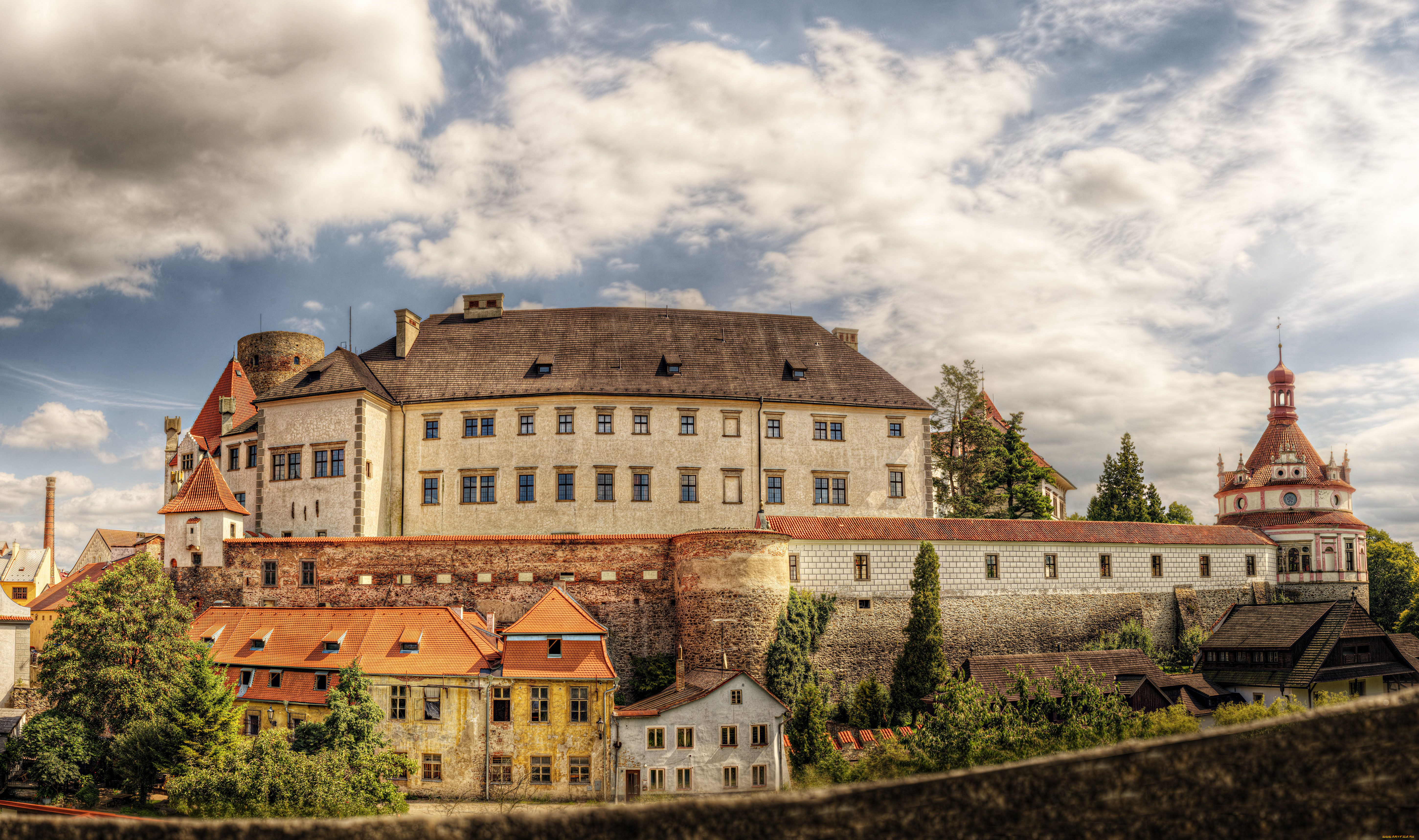 города, дворцы, замки, крепости, замок, здания, деревья